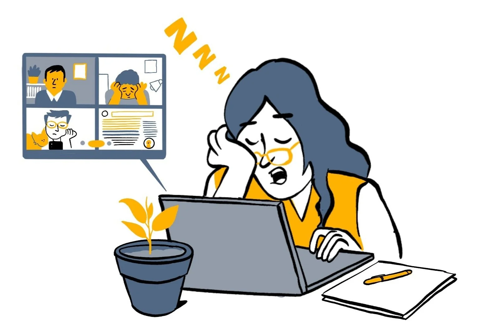 fighting zoom fatigue with graphic recording