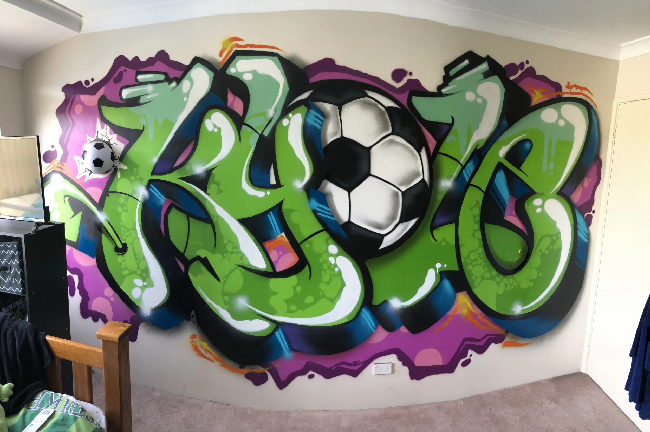 Bedroom Mural - Perth, Western Australia