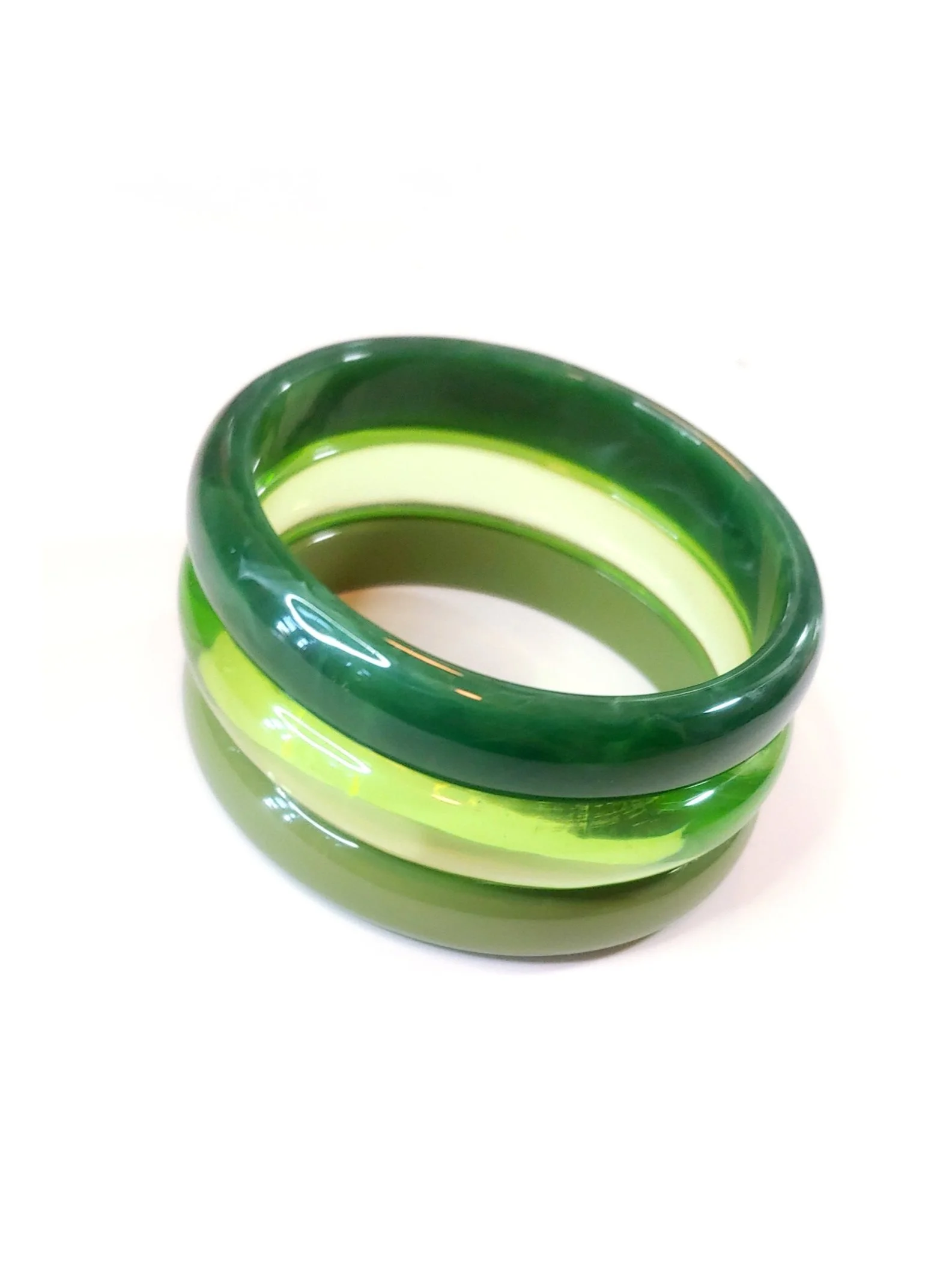 Groovy Greens Bangle Stack