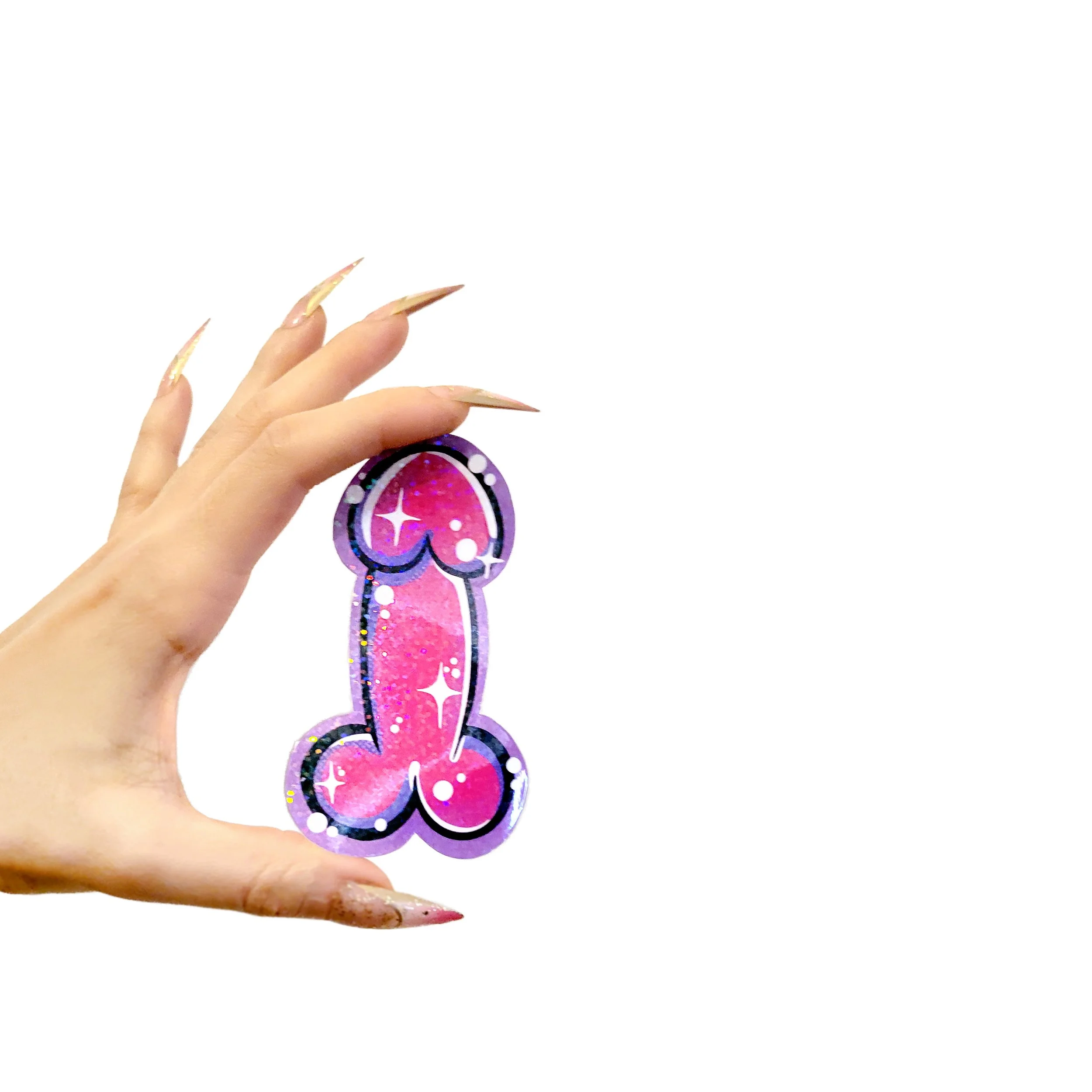 Sparkle C*ck Glitter Penis Sticker