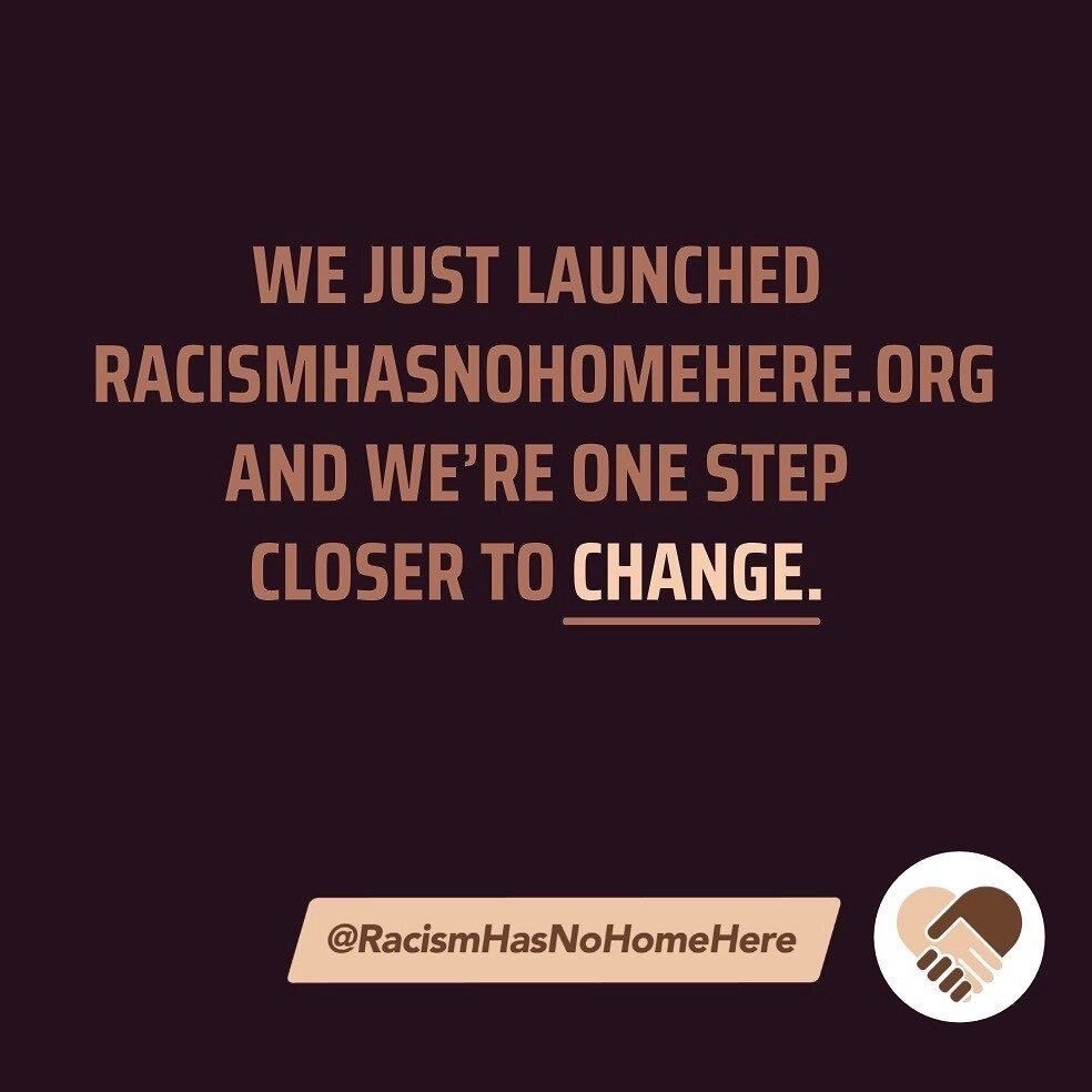 After a year of hard work, we are one step closer to change. Check out the site! 

#RacismHasNoHomeHere