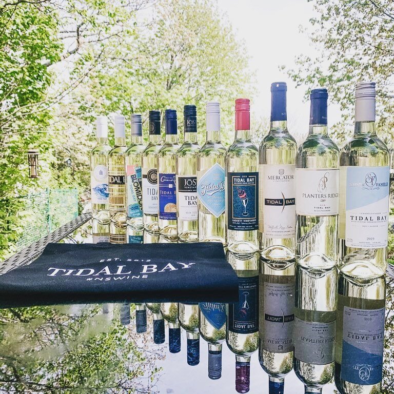 A GLORIOUS LINEUP OF TIDAL BAY WINES.

Tidal Bay is the first wine appellation for Nova Scotia, launched in 2012. The wine are racy, with bright acidity and fresh fruit &mdash; juicy and delicious, and the perfect match with seafood-focussed dishes. 