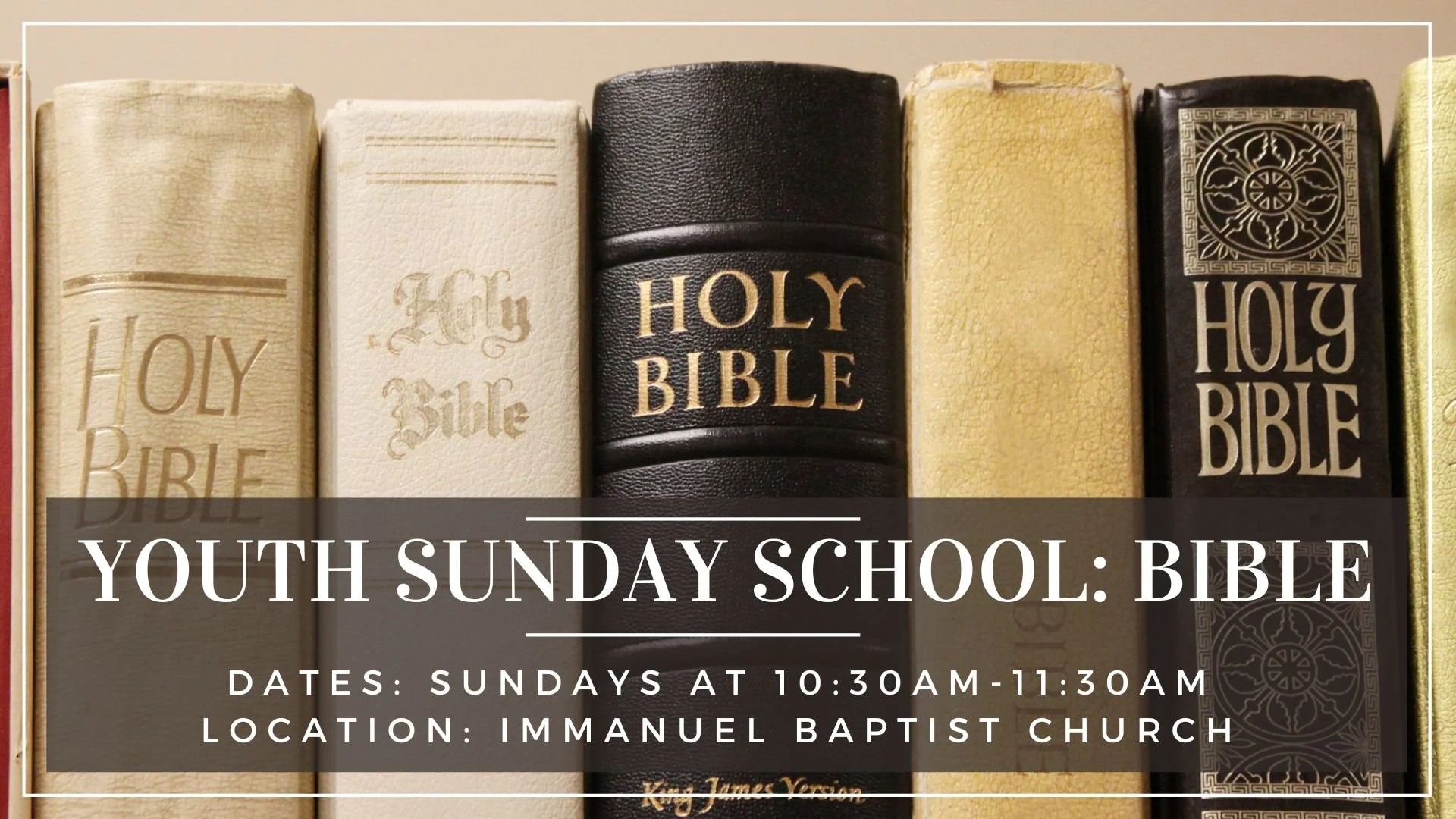 Jr High Sunday School