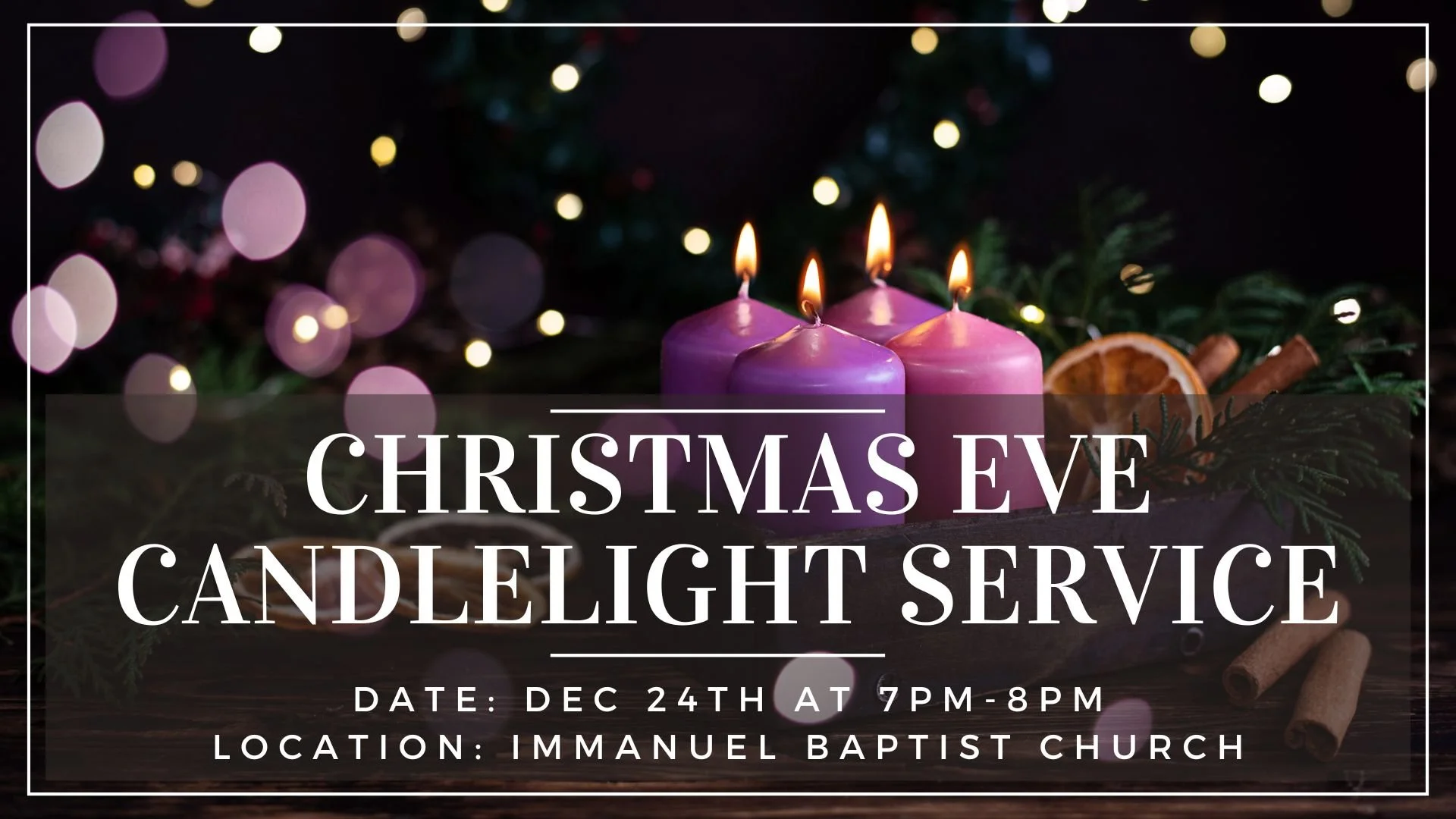 Christmas Eve Candlelight Service
