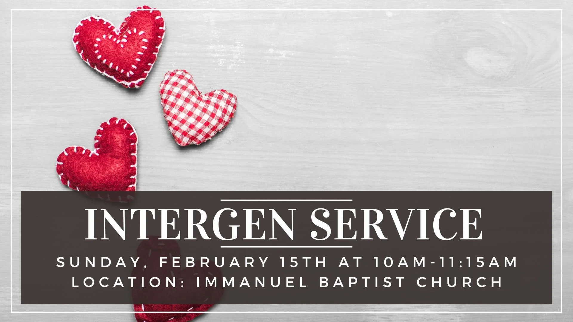 Intergenerational Service