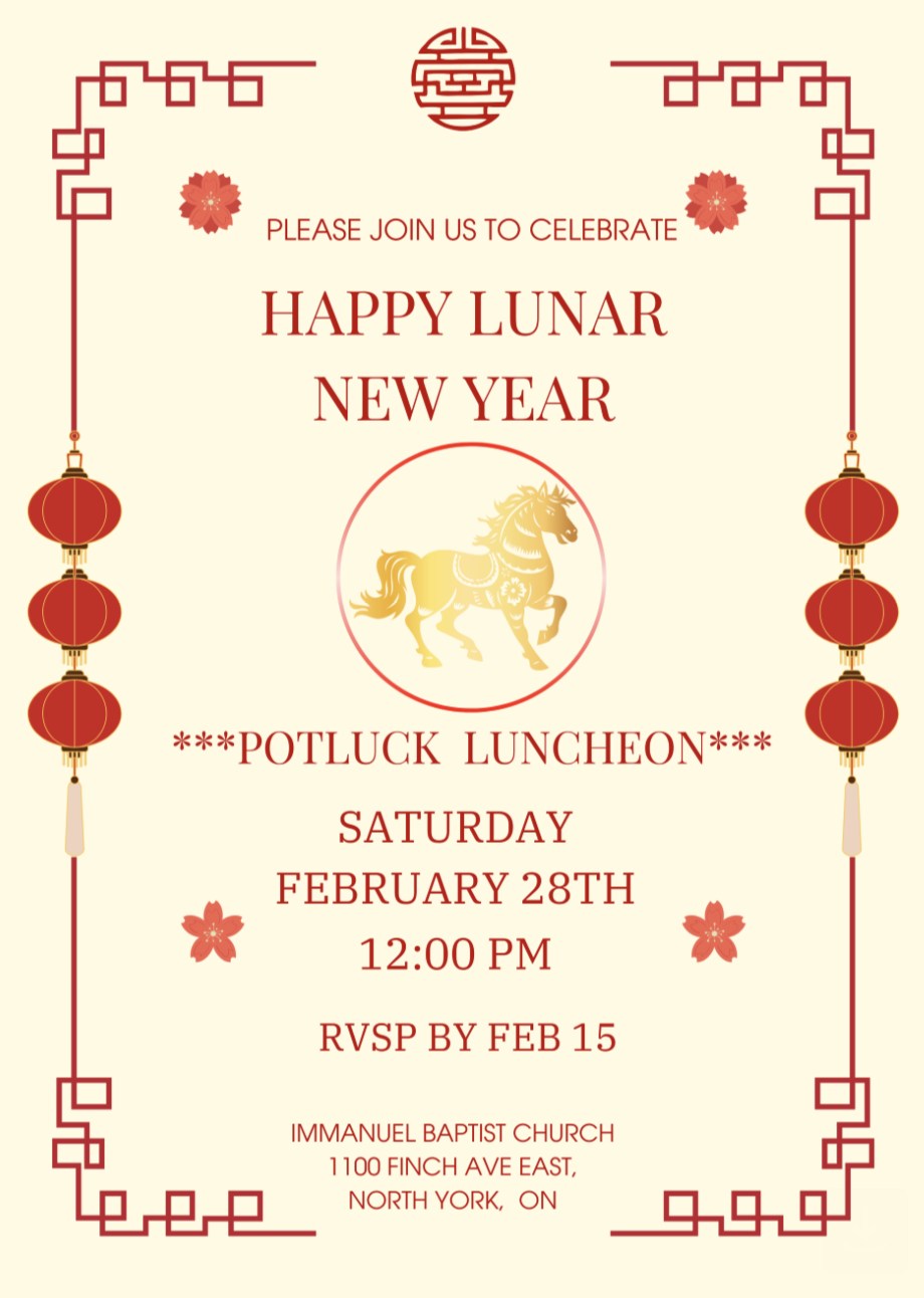 Lunar New Year Luncheon