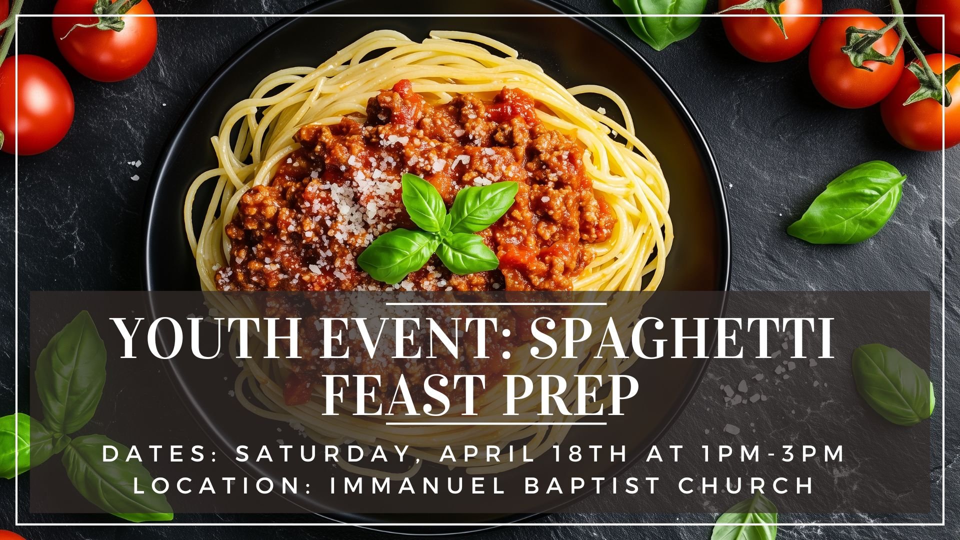 Youth Event: Spaghetti Feast Prep