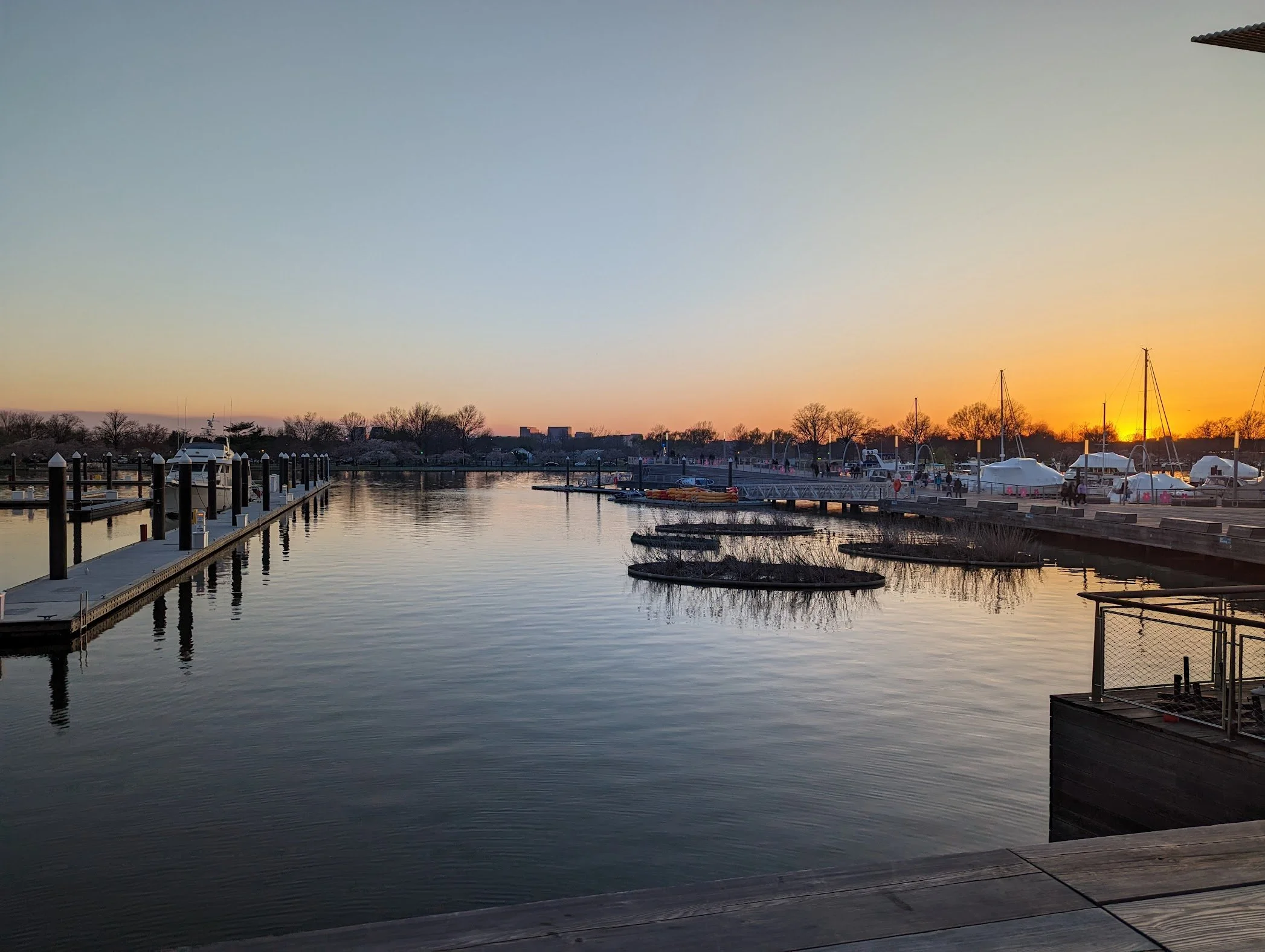 A Lovely Sunset-Wharf