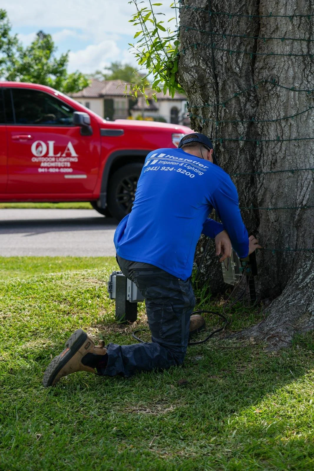 Outdoor Lighting Architects Christmas Light Installation