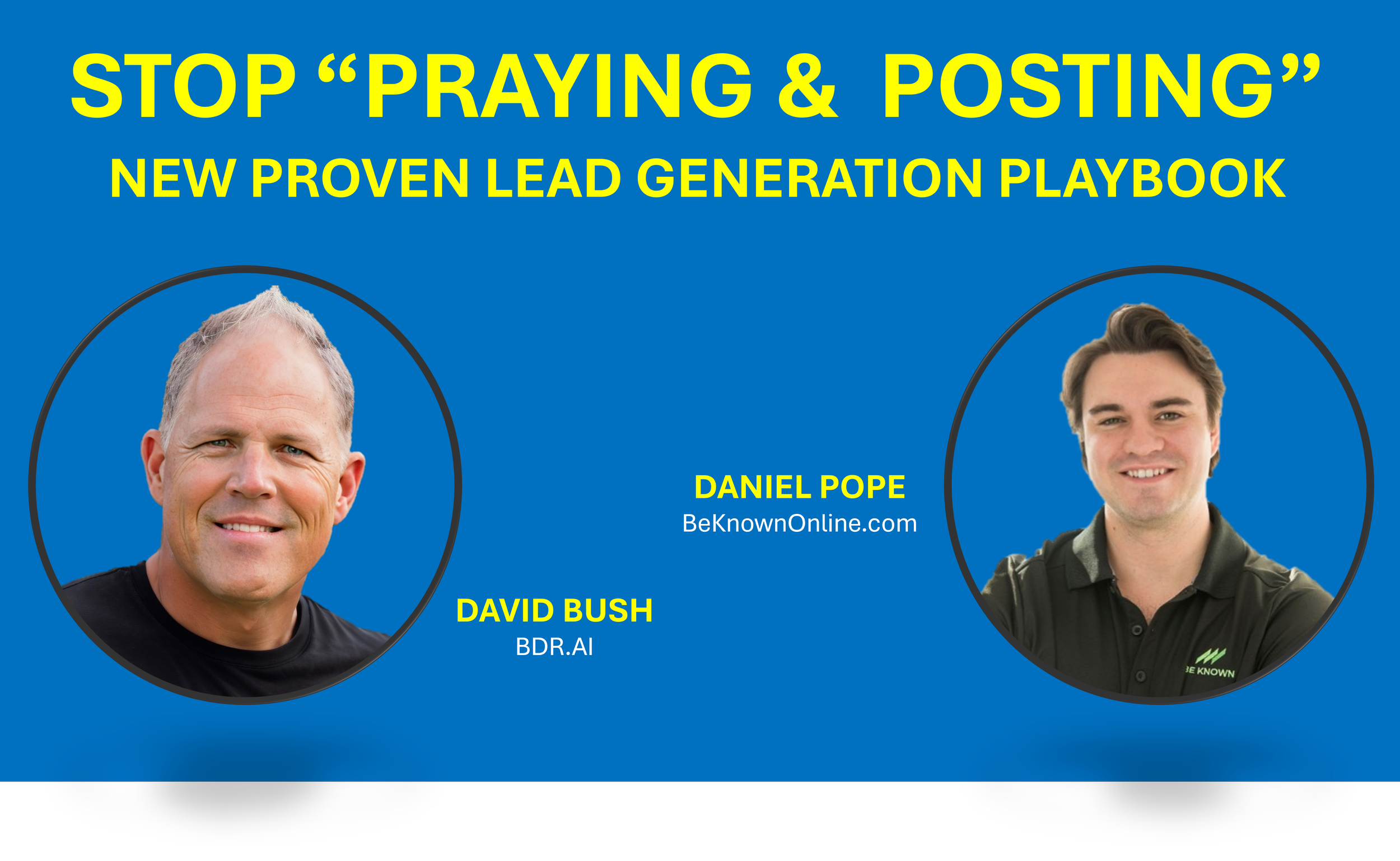Stop “Posting & Praying”