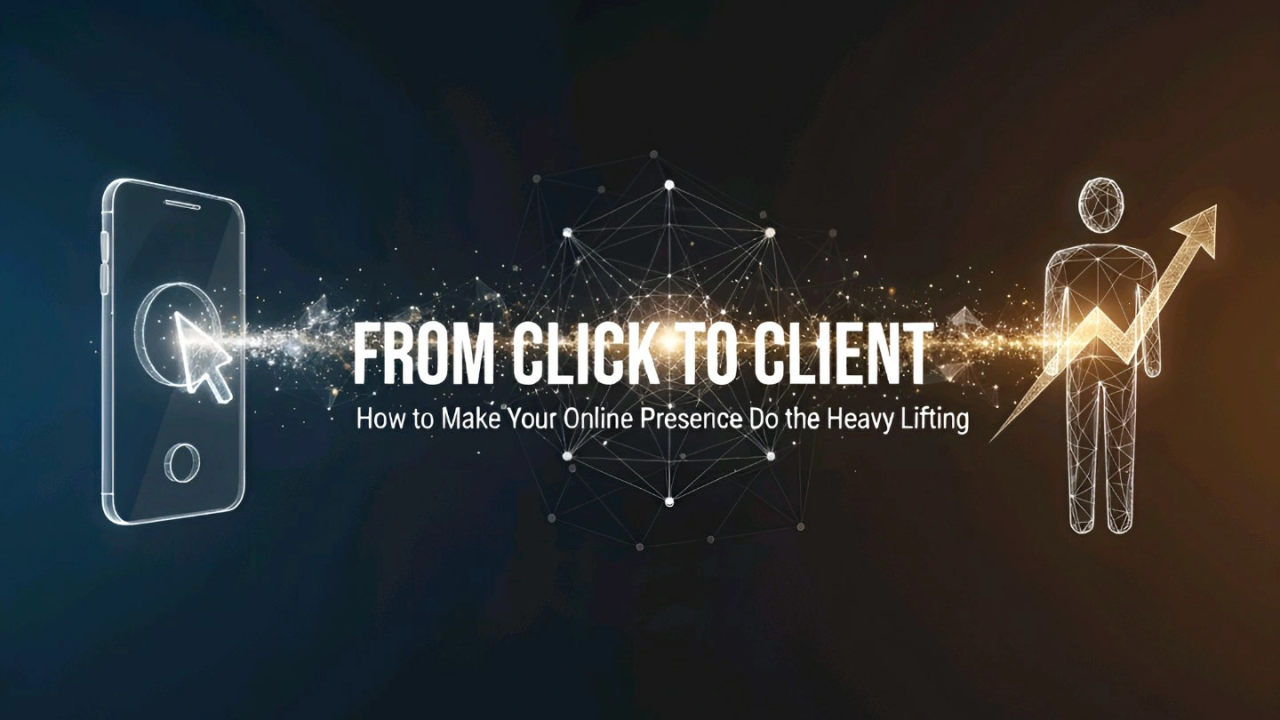 From Click to Client: How to Make Your Online Presence Do the Heavy Lifting