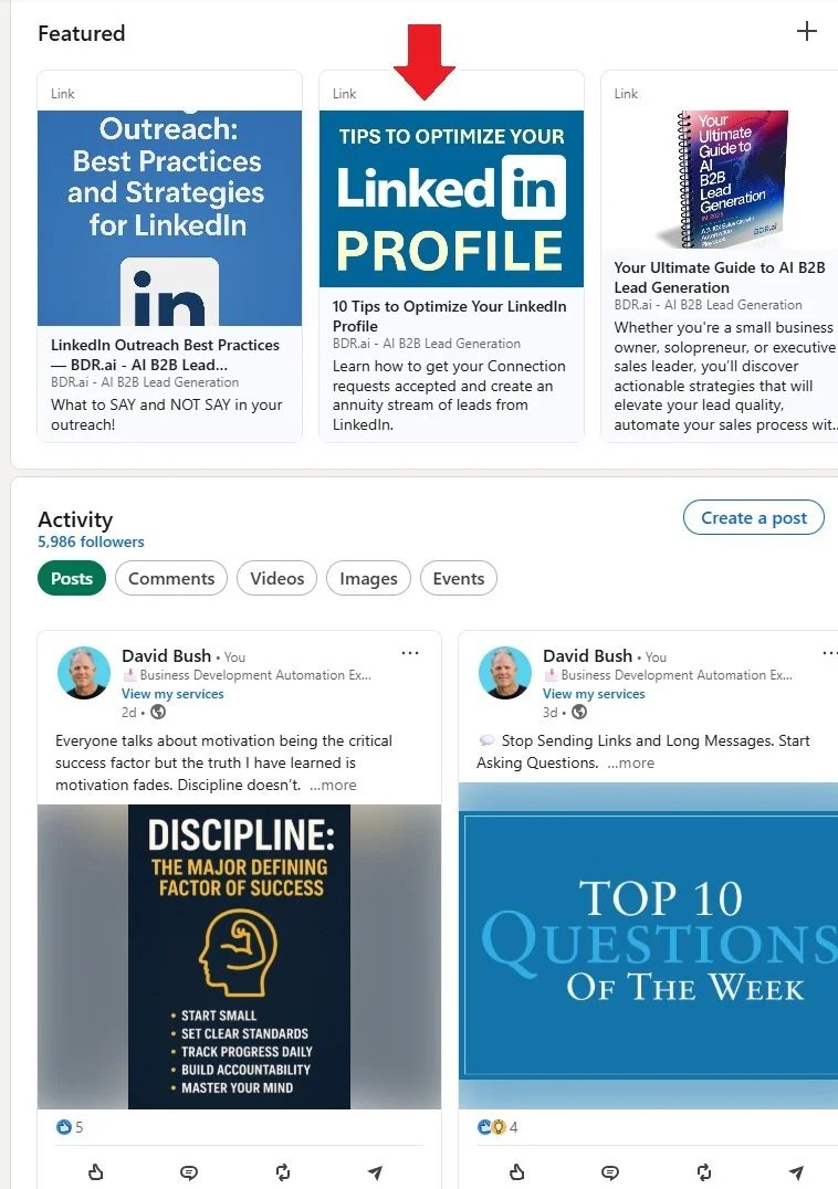 💼 The Purpose of Featured Posts on LinkedIn