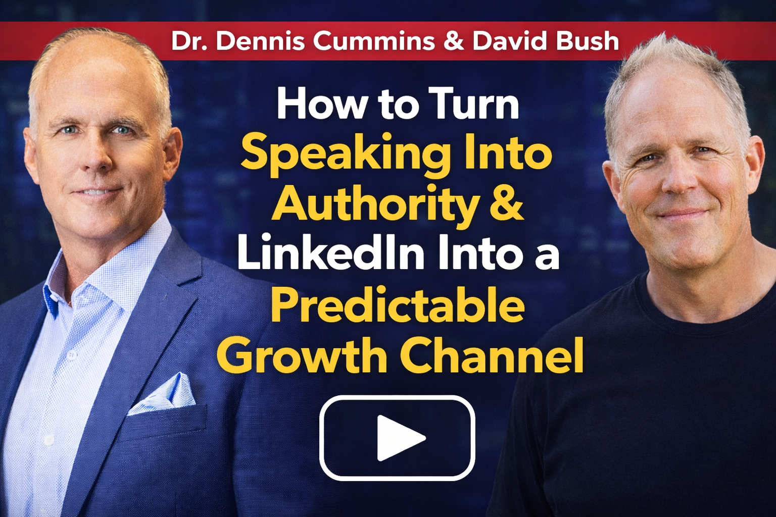 How to Turn Speaking Into Authority &amp; LinkedIn Into a Predictable Growth Channel