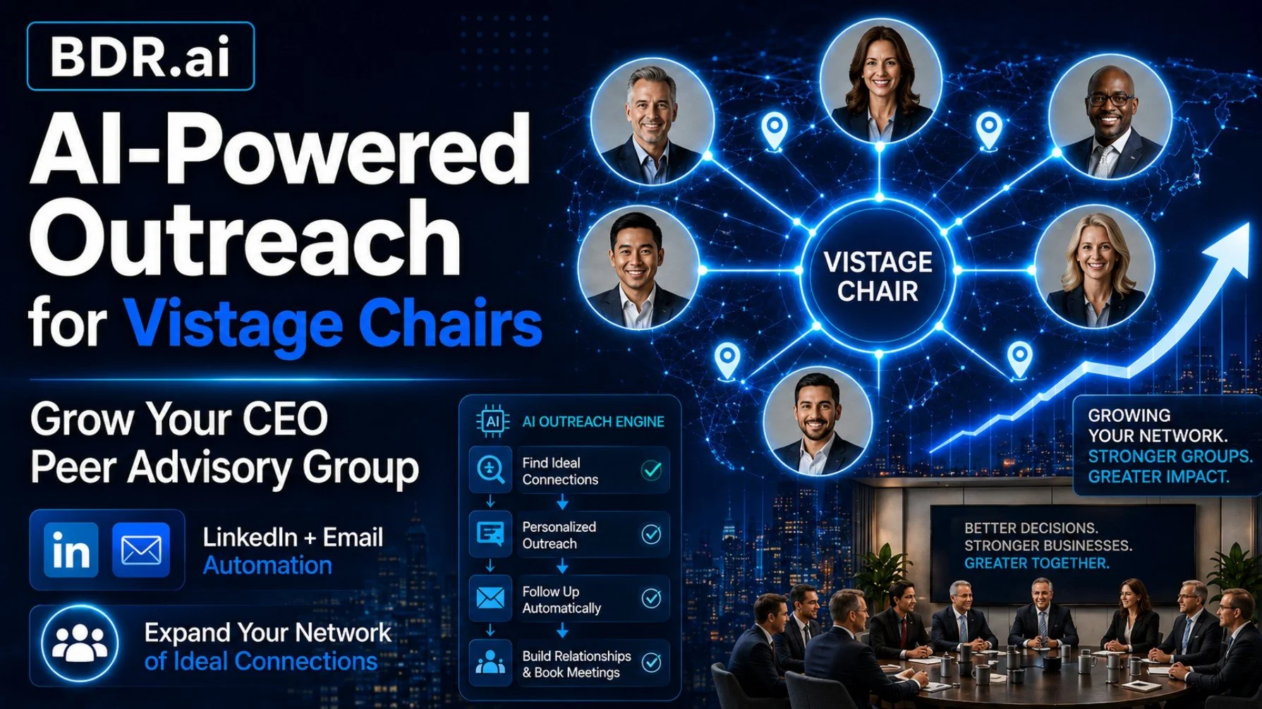 Vistage Chairs: How to Attract CEO’s Using AI, LinkedIn &amp; Automation