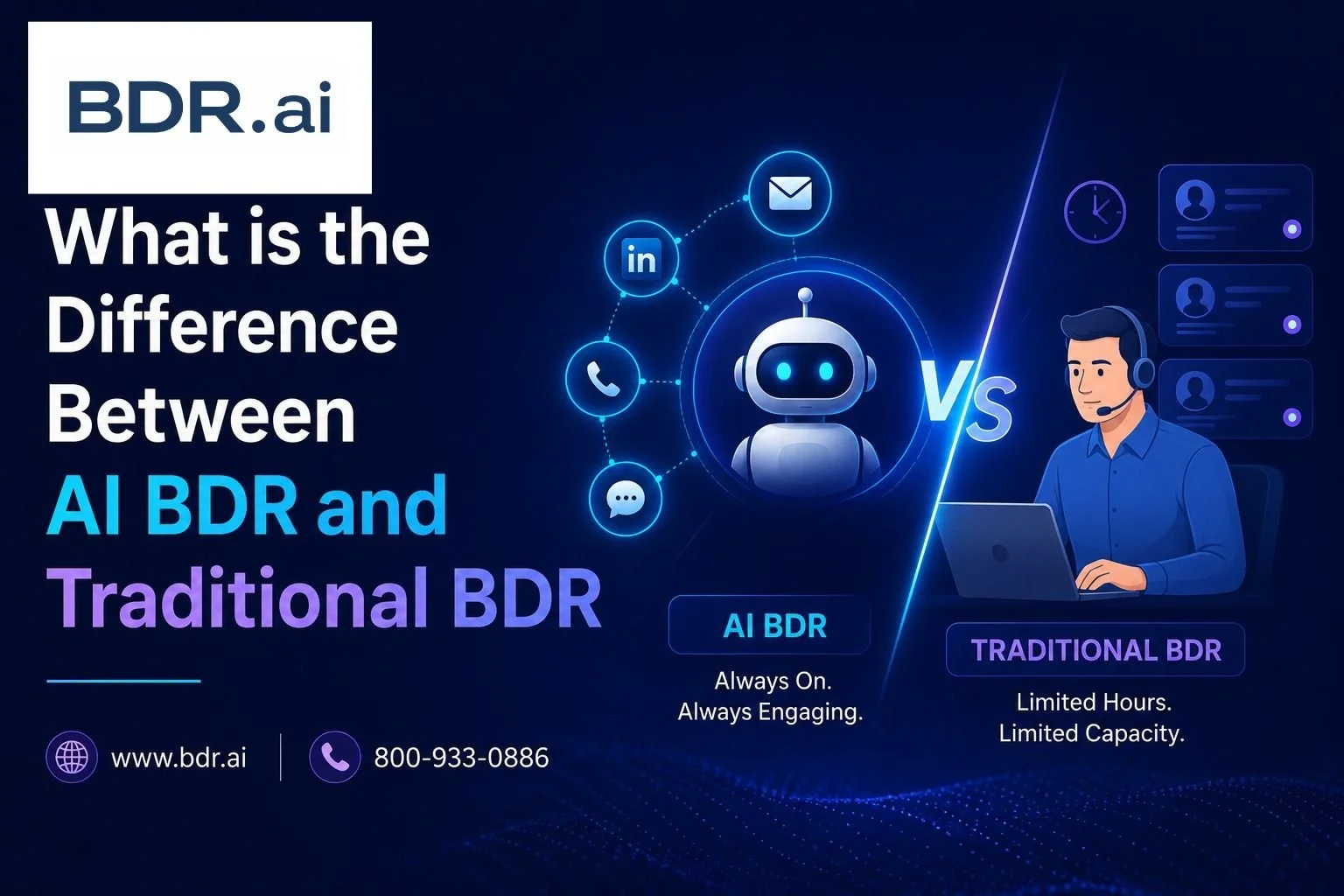 What is the Difference Between AI BDR and Traditional BDR