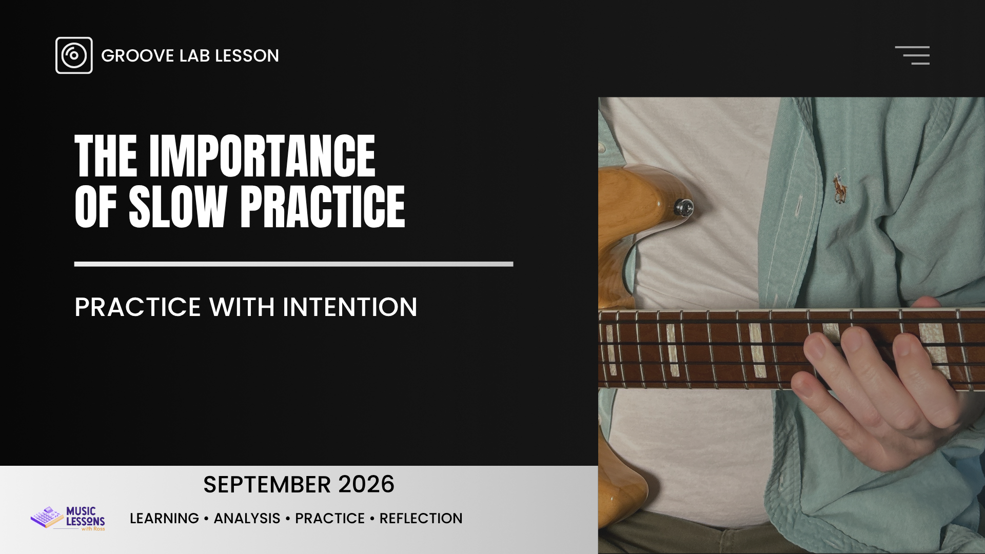 The Importance of Slow, Deliberate Practice
