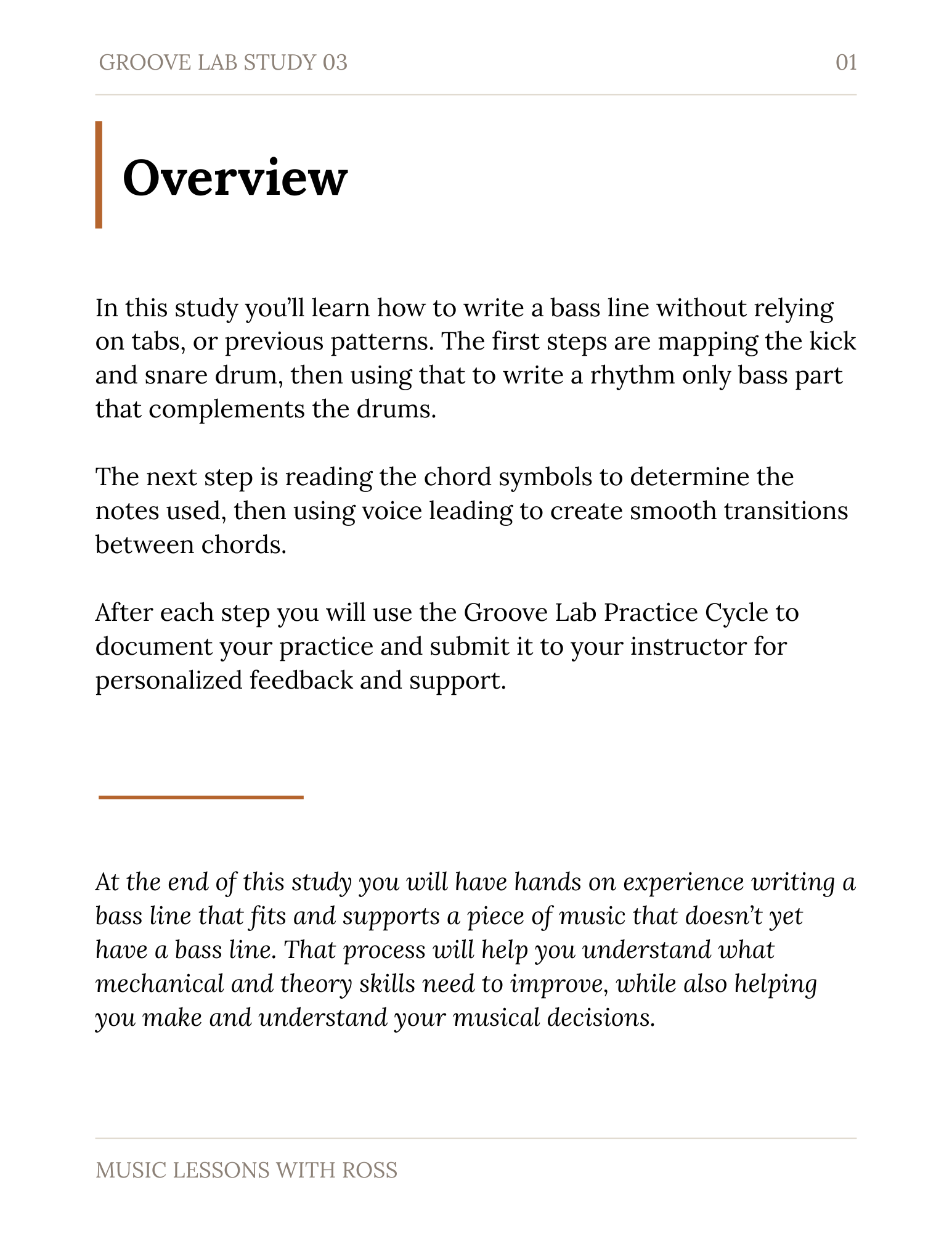The Study Guide 
Is Your Roadmap