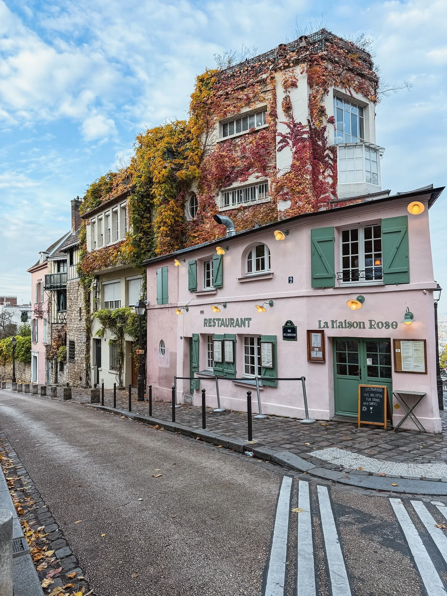 It&rsquo;s Emily in Paris premiere day, so here&rsquo;s a little Montmartre magic&mdash;from La Maison Rose to the Wall of Love. 🇫🇷🌹