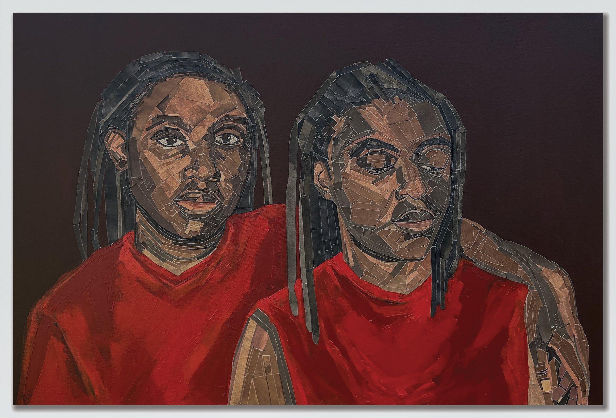 Something about Friendship, Something about Betrayal
Acrylic, hand-dyed watercolor paper
24x36in
2023