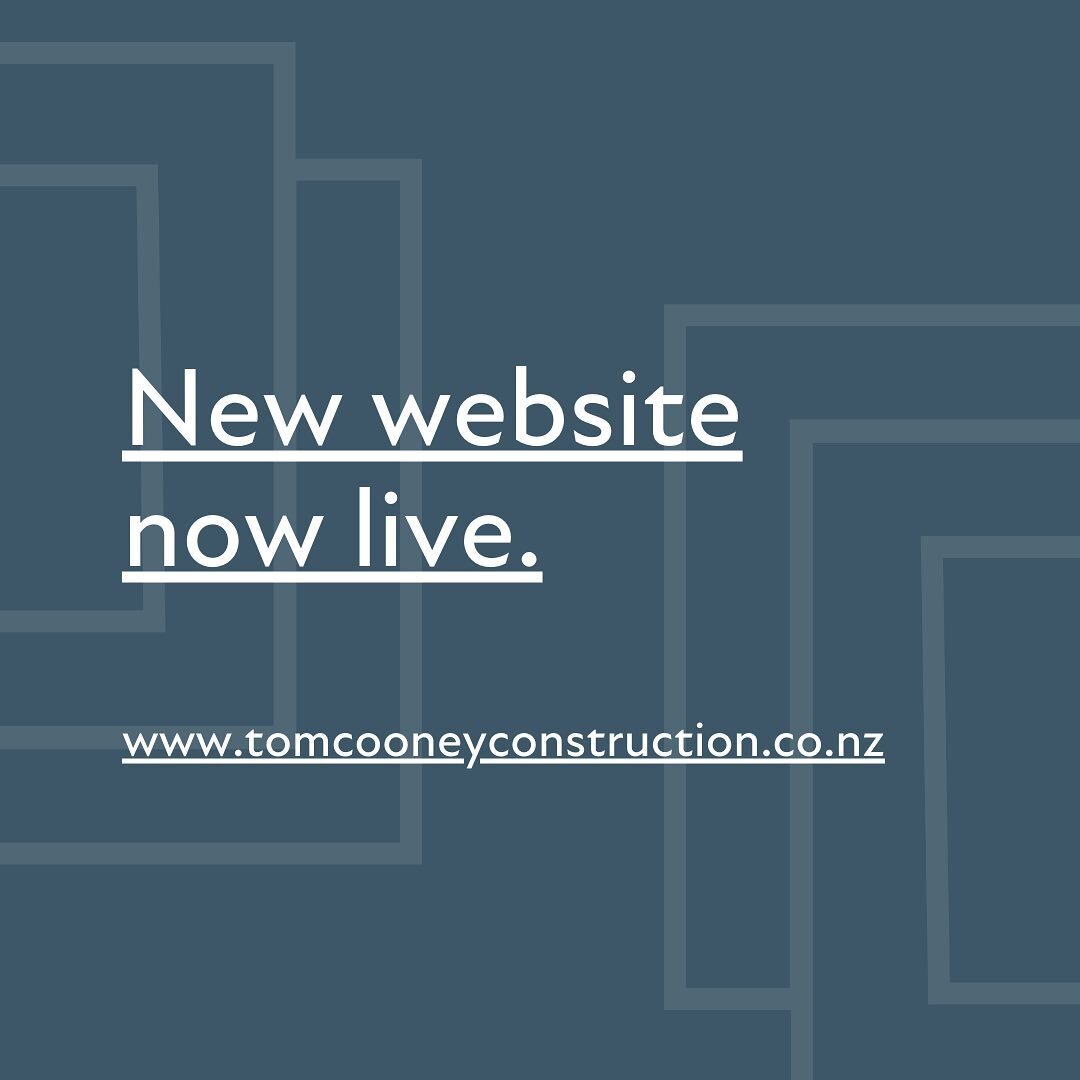 Our new website is now live!

&bull;

Link is in our Bio 👏🏼

&bull;

Huge thank you to @musterthepeople for creating this beauty for us.

#tomcooneyconstruction #craftsmanship #builtonservice #centralotago #nzbuilders #localtalent