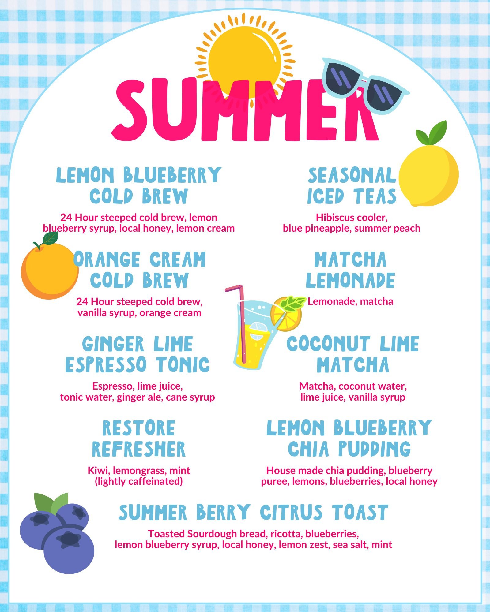 ☀️🍋 SUMMER OF CITRUS IS HERE 🍊⛱️

It&rsquo;s our brightest and most refreshing lineup yet. 😎☕️🫐

Basically, if sunshine had a flavor... it&rsquo;d taste like this.
Come kick off summer with us! 🌞☕️🦘

Now serving ✨summer energy✨ all season long.