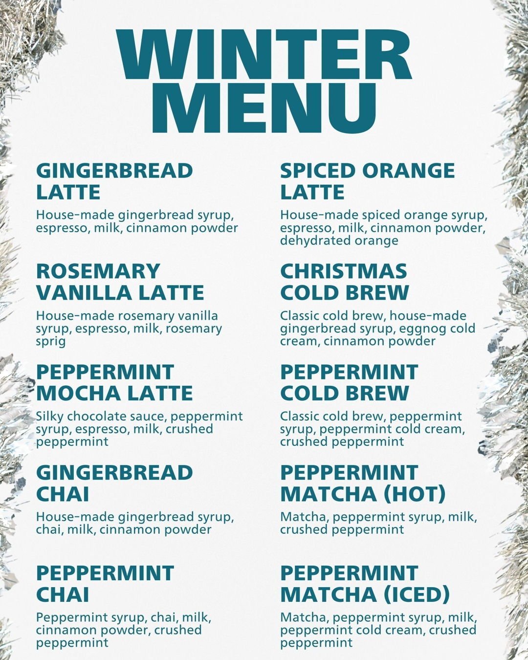 It&rsquo;s tiiiiiiiiiiiiiiiiime ❄️✨ 🎄

Our winter drinks are here and we're so excited to share them with you! Think cozy, fun, and downright delicious. 😁

Bring your favorite person and come find your new favorite drink ☕️

#ozcafe #beaumont #beau