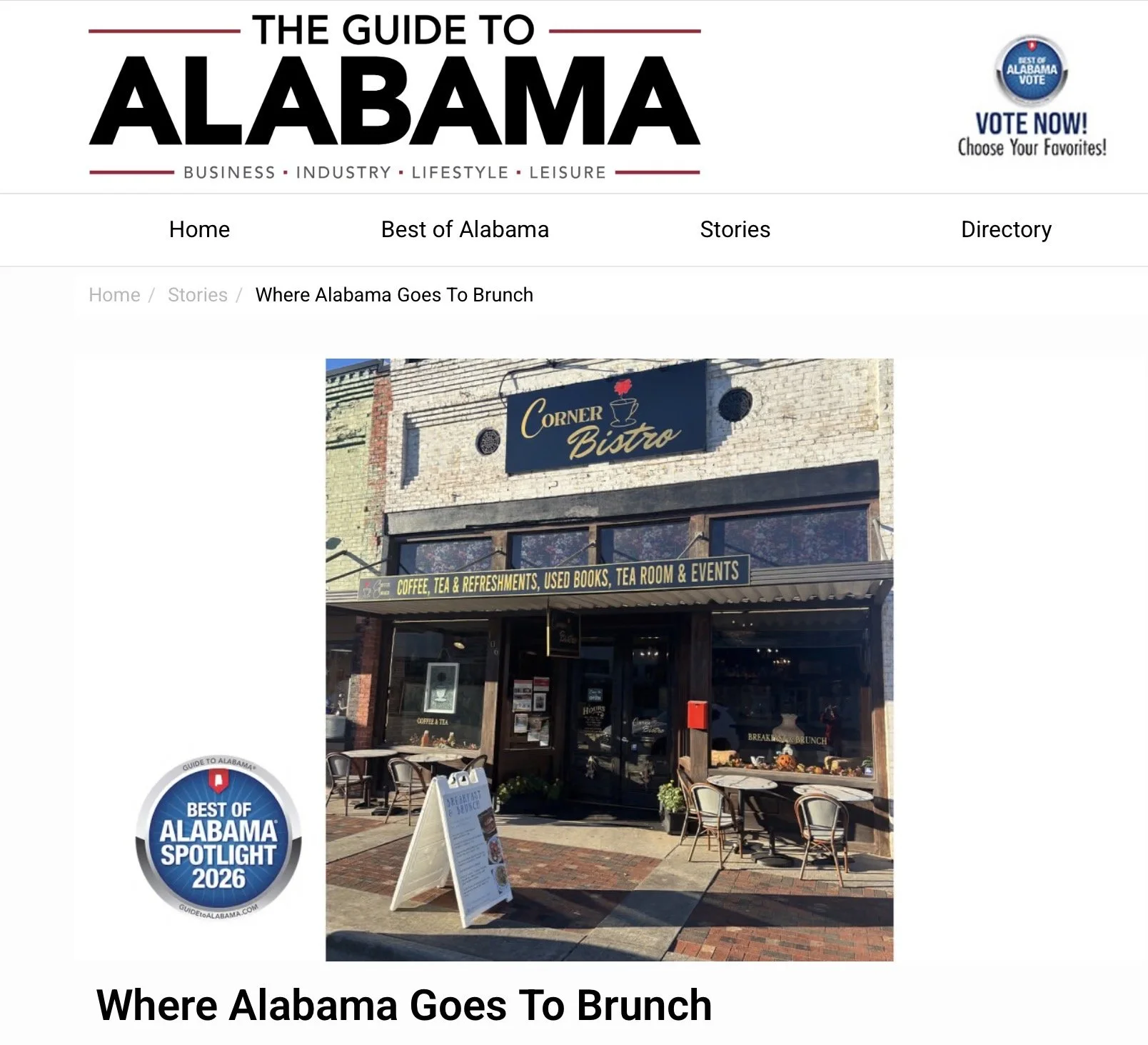 “Where Alabama goes to brunch…”