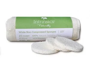 Compressed Sponges in White &amp; Natural