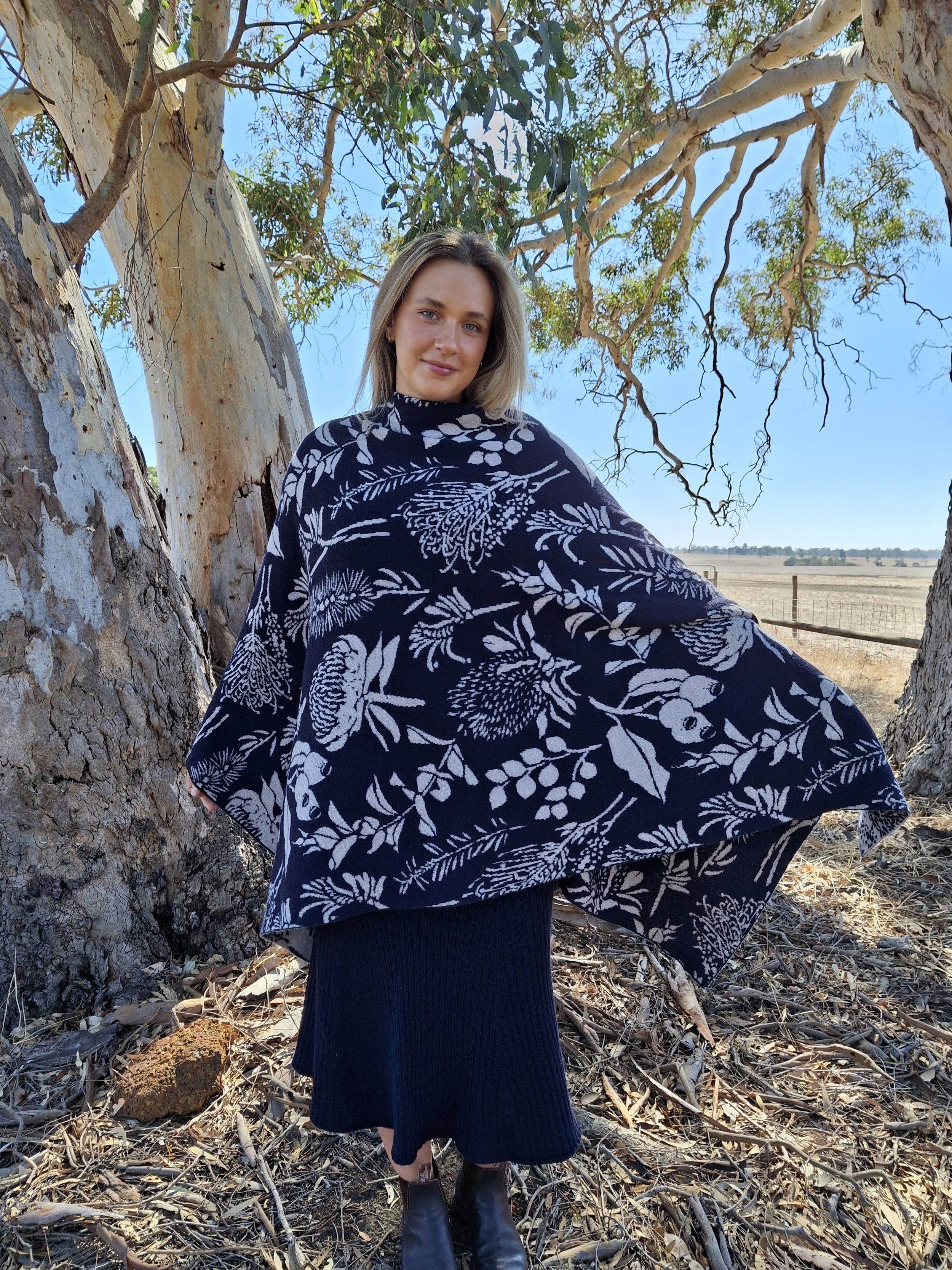 NATIVE FLOWERS split wrap