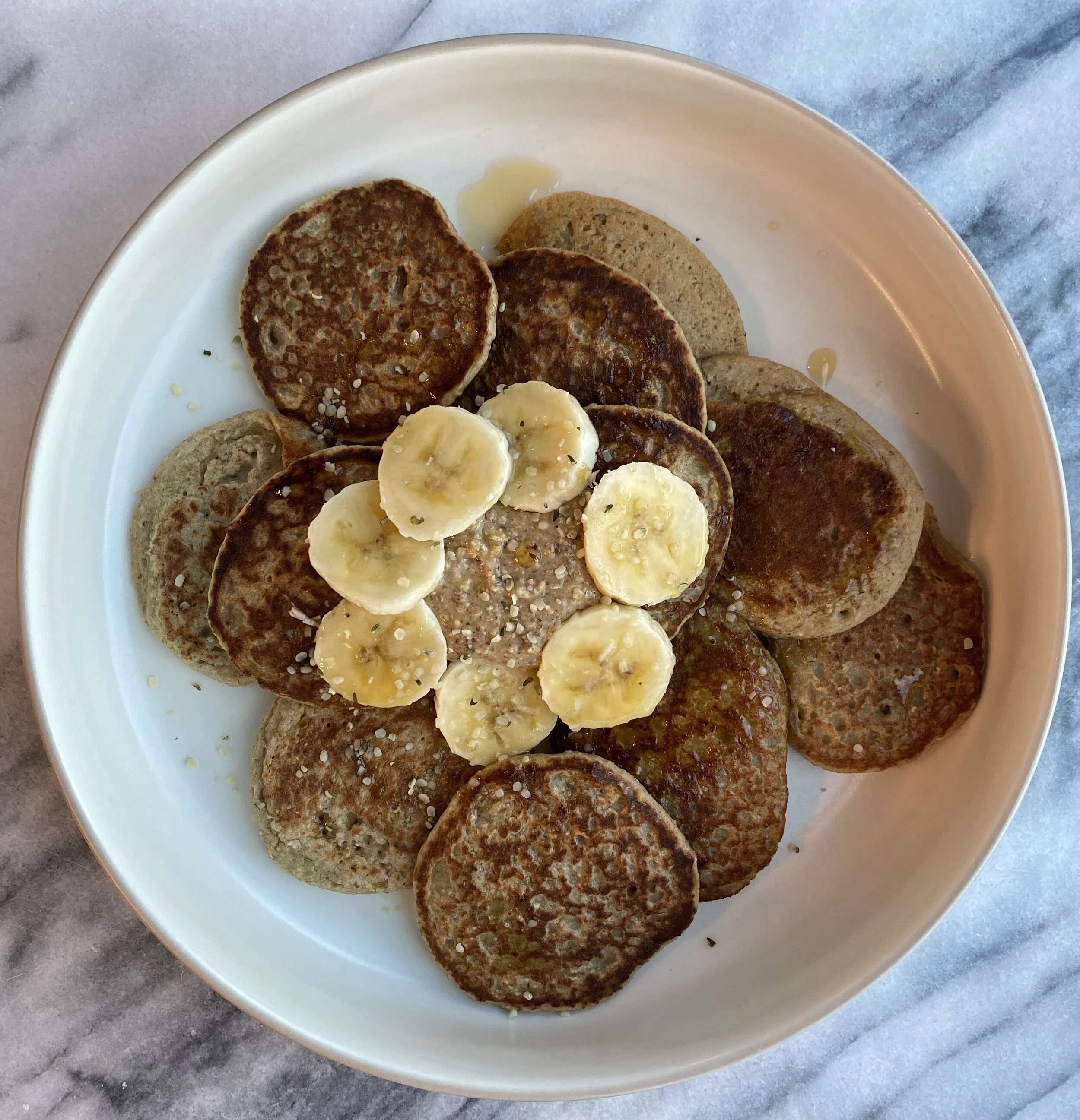 Vegan Banana Oat Pancakes — Asha Walker The Fit Farmer