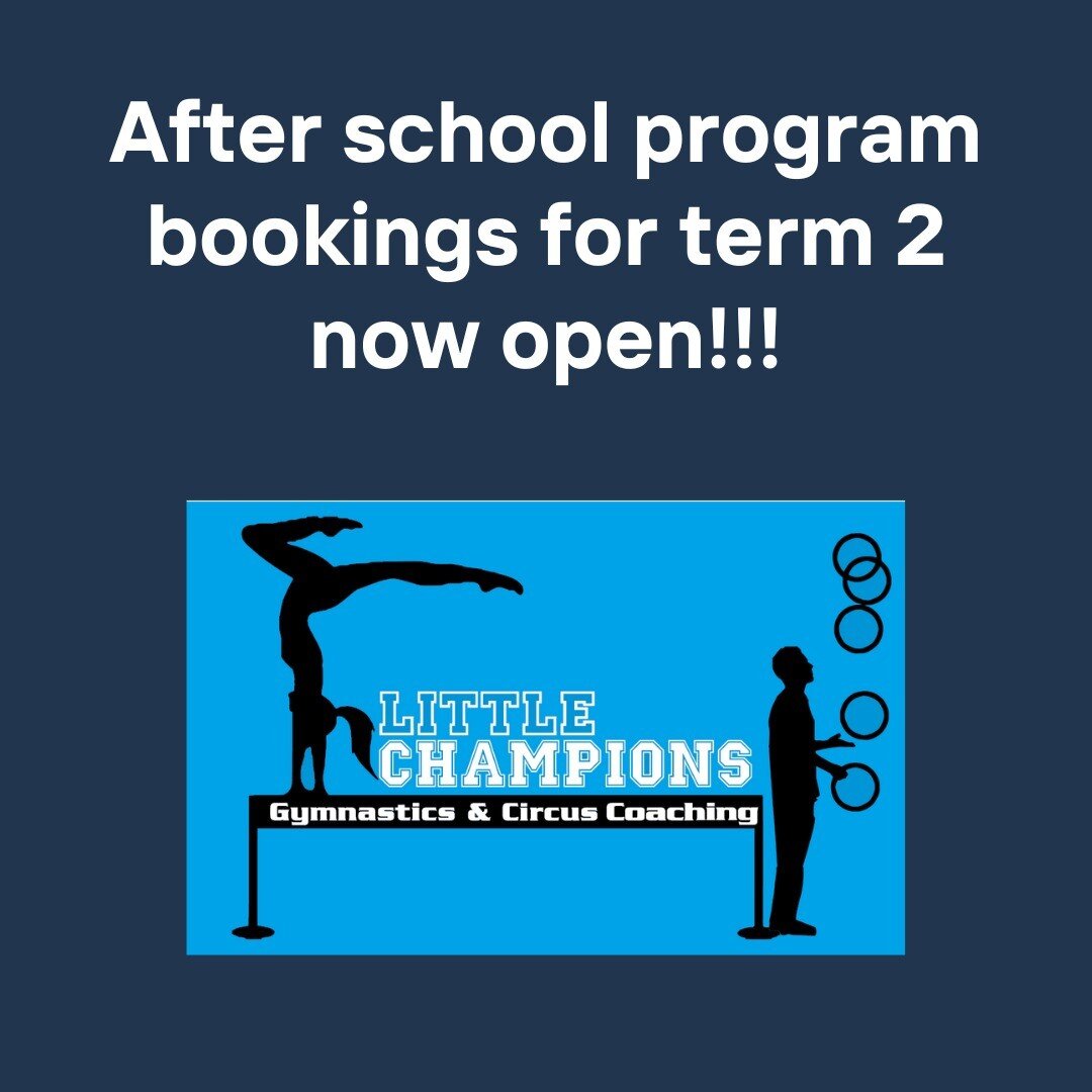 Head to the link below to have a look at our classes for next term.

https://littlechampionswagga.as.me/schedule.php

#waggabusiness #circus #gymnastics #riverina #gymnsw #gymaus #wagga #waggawagga #waggamums #waggamamas #waggasmallbusiness #waggalif