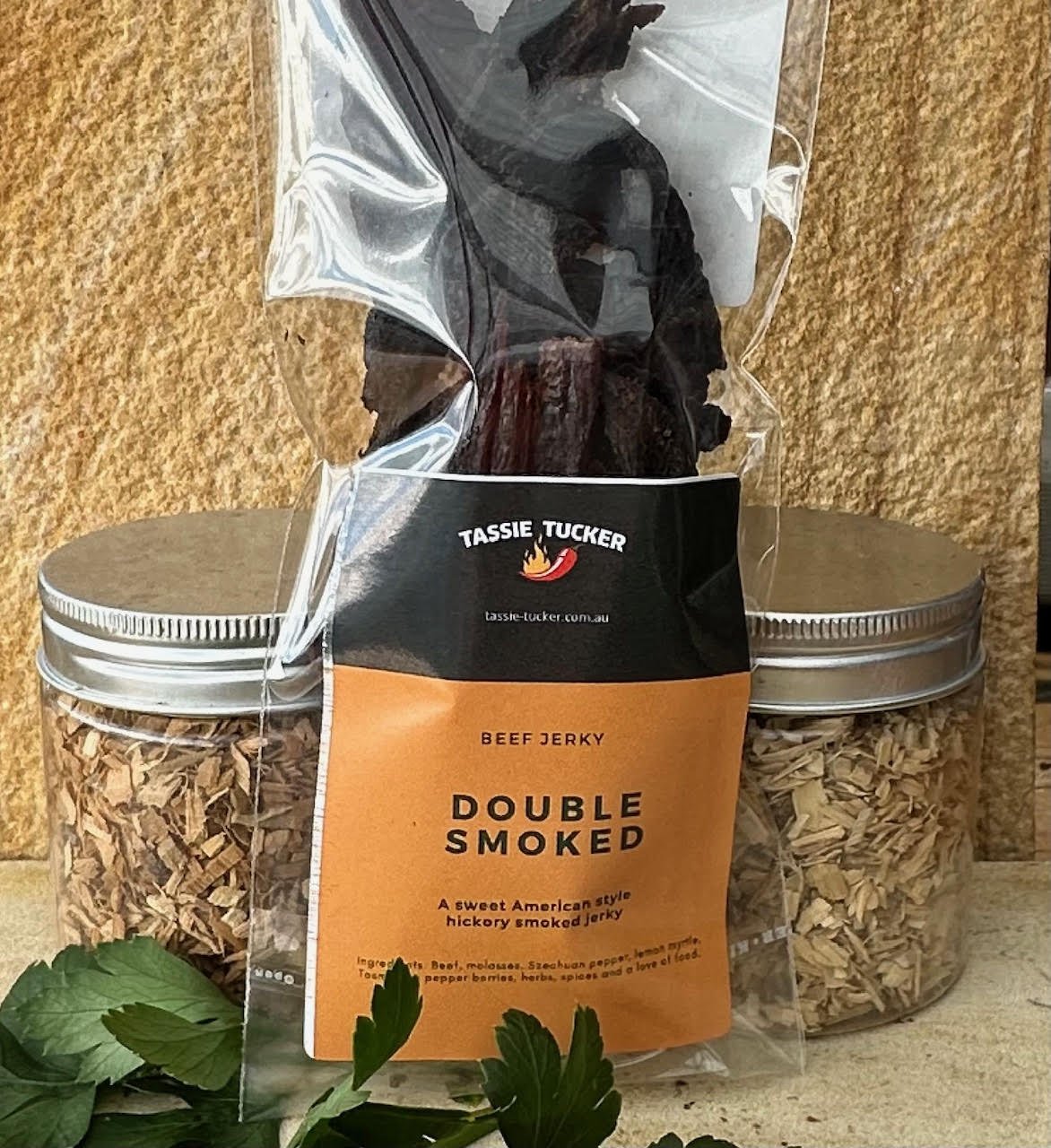Double smoked beef jerky .jpg