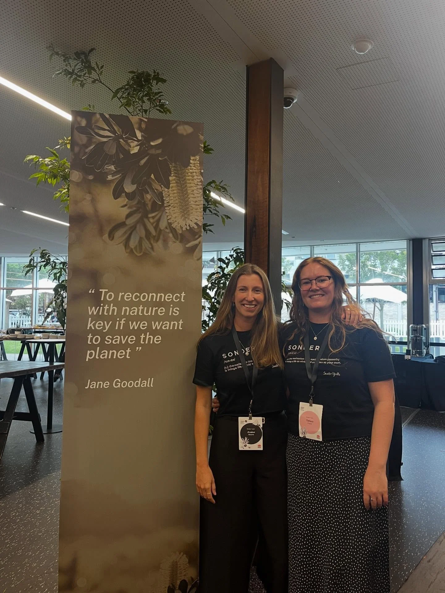 Av and Takesa repped Sonder at the #AdaptNSWForum this week 🌱 

The Forum is an exploration of our entangled, complex and interdependent world. Takesa got to speak on a panel about Youth Leading the Change alongside some super inspiring young Change