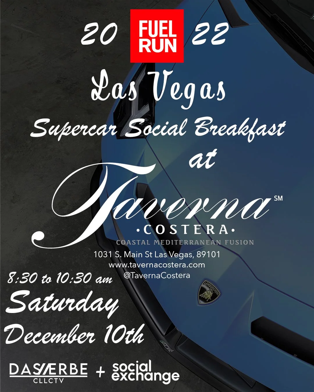 FuelRun Las Vegas Supercar Socail