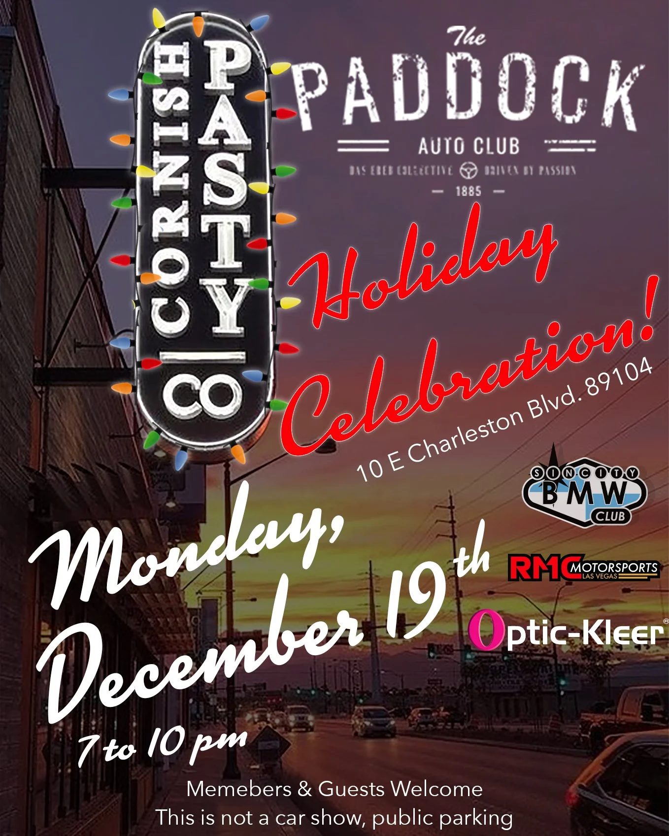 The Paddock Auto Club Holiday Dinner