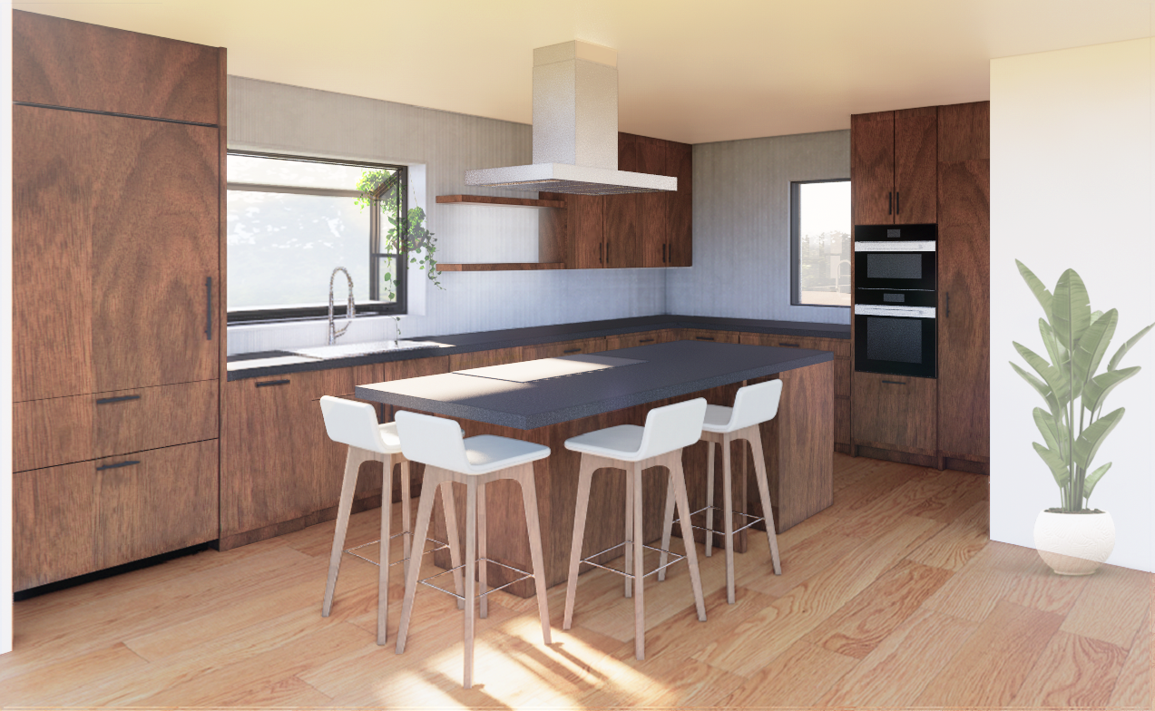 modern kitchen interior remodel at lakeshore residence, san francisco residential architect studio ovo