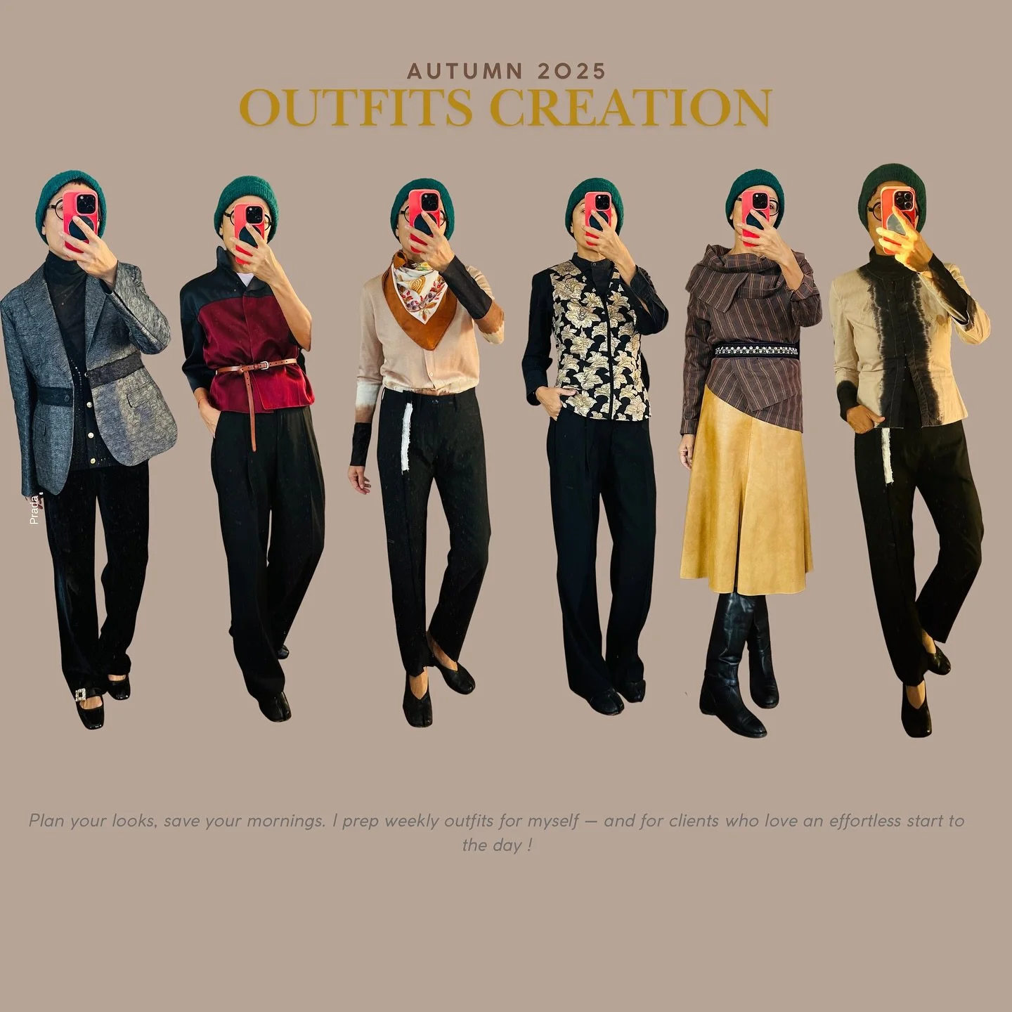 &ldquo;Plan your looks, save your mornings.&rdquo;
I prep my weekly outfits in advance &mdash; and for my clients who love an effortless start to the day 👗✨
It&rsquo;s not just about hanging a few pieces together &mdash; it&rsquo;s about playing wit