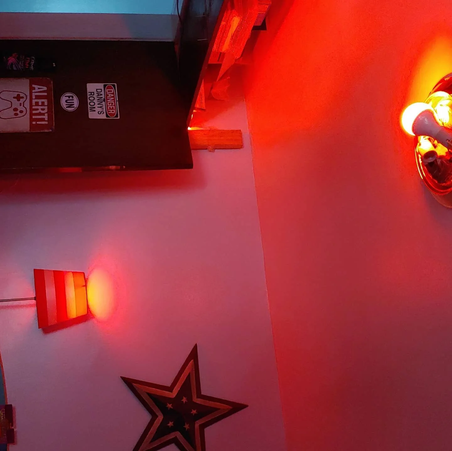 Room LED setup complete, now to set it up to connect to twitch for lighting effects