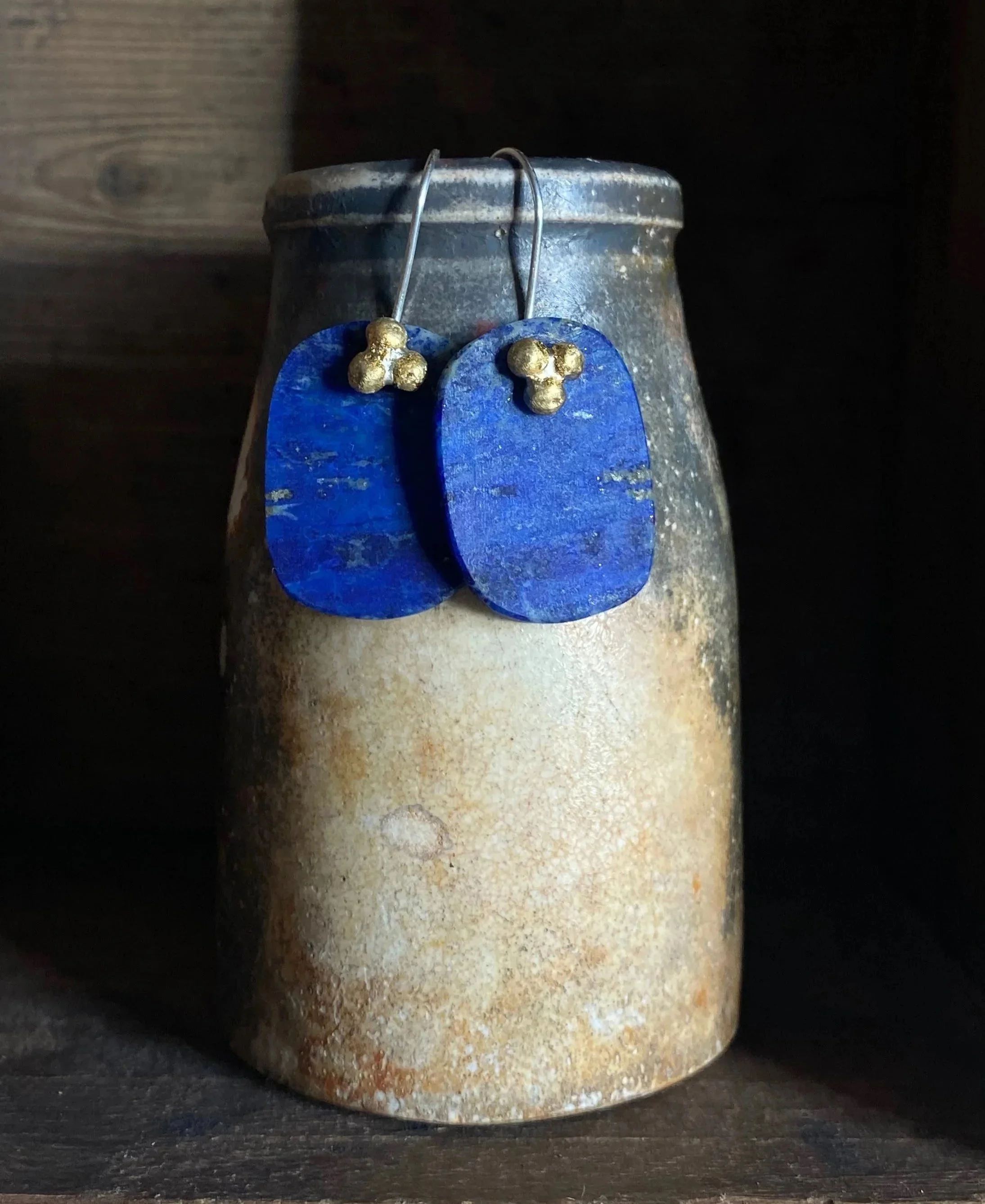 Lapis Earring