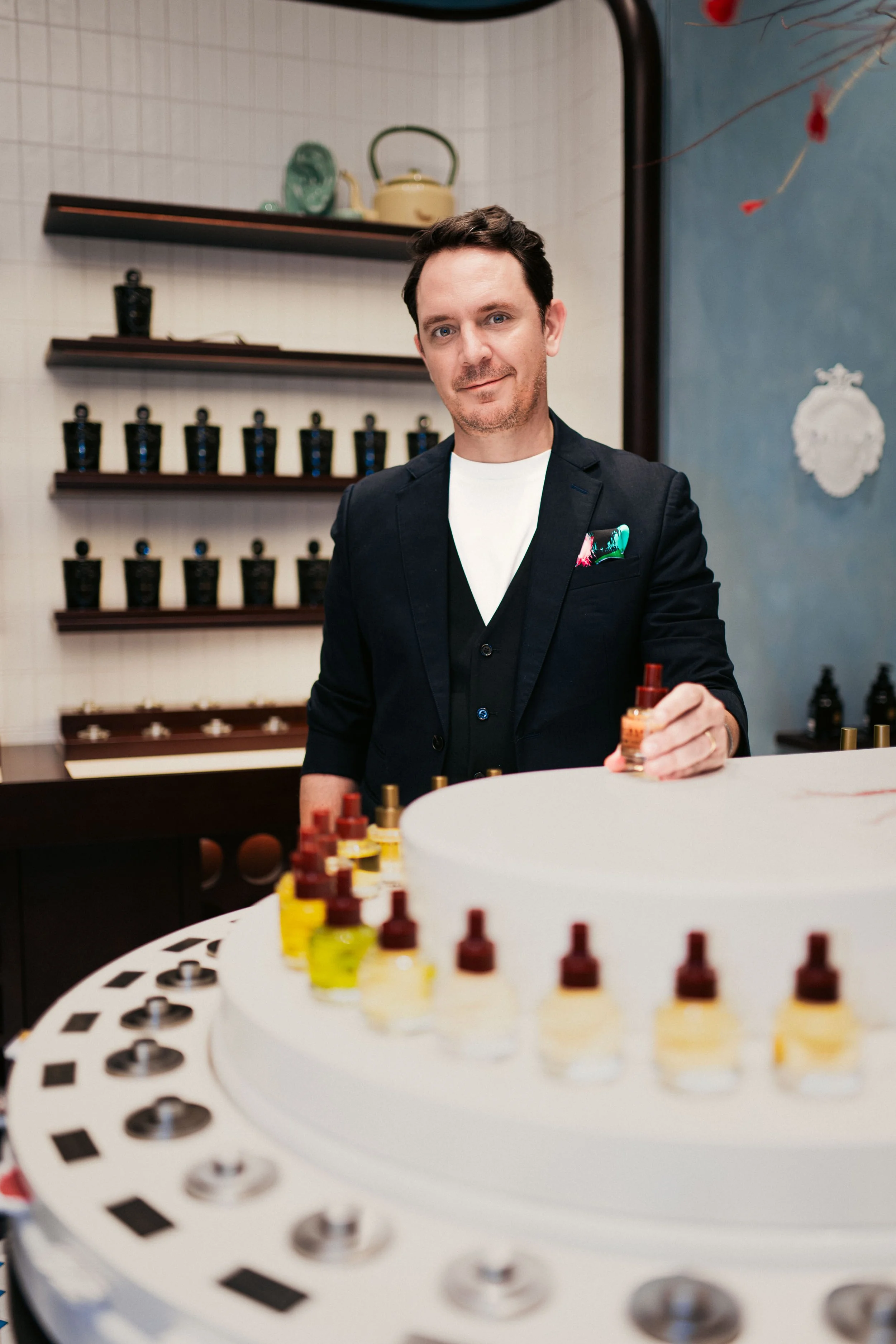 Laurent Quignon portrait at PAÑPURI The Venetian Macau brand launch event