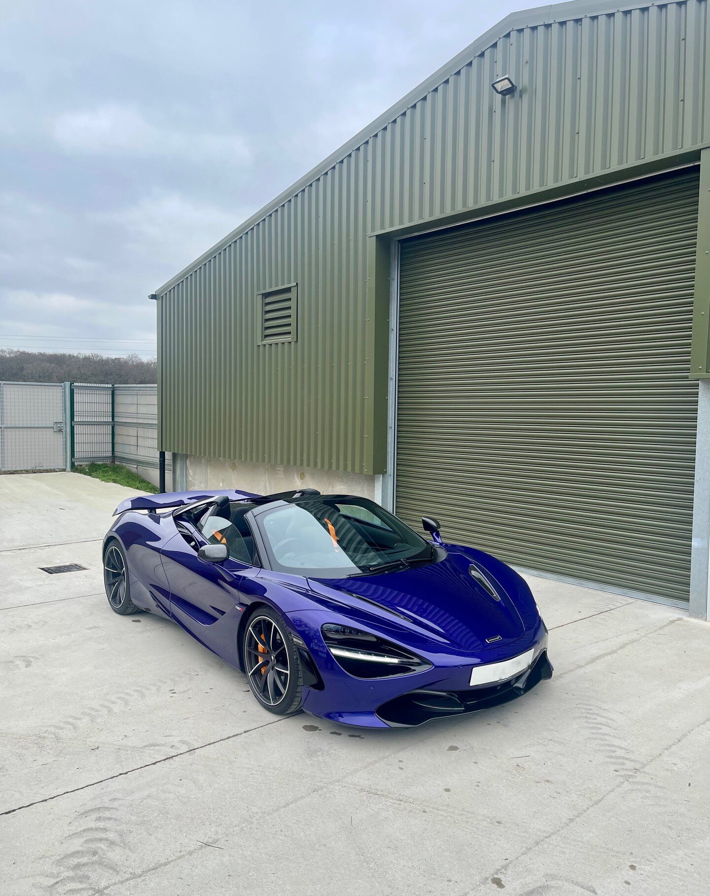 Patiently waiting for some ☀️ so we can see this wild McLaren out on the open road! #carstorage #vehiclestorage #winterstorage #mclaren #720s #mclaren720s