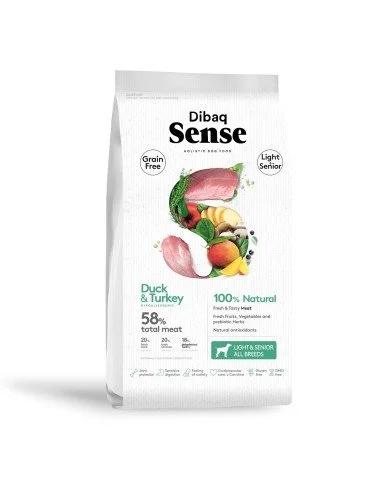 Dibaq Sense grain free pato y pavo (light/senior)