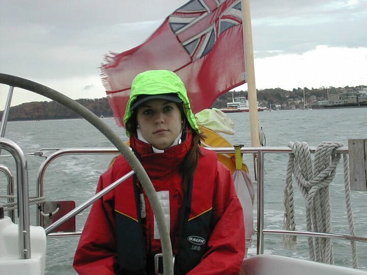 This photo of our beautiful late daughter Kelly, just about sums up how little she liked sailing! ❤️ #MissHer #WishSheWasHere #BeautifulDaughter