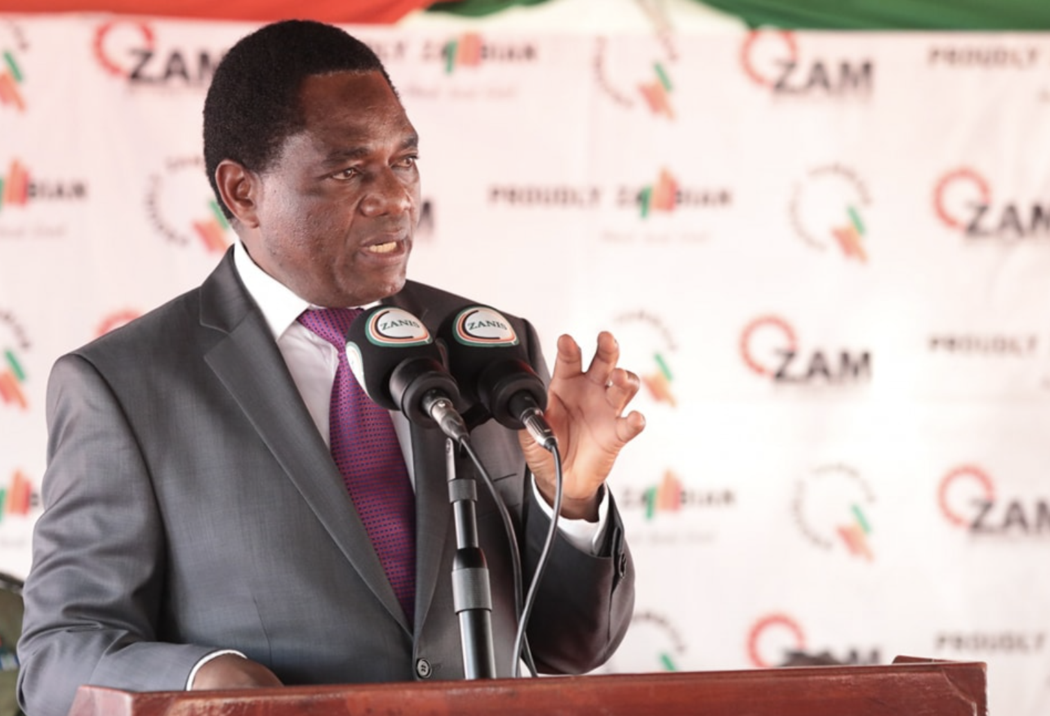 HH Makes Speech At ZAM Expo