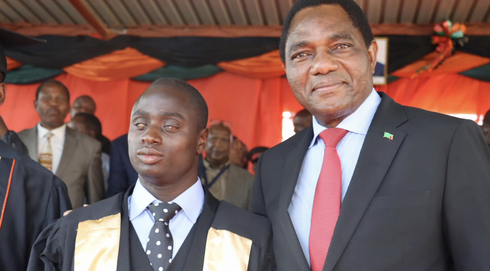 President HH Attends Adopted Son’s Graduation