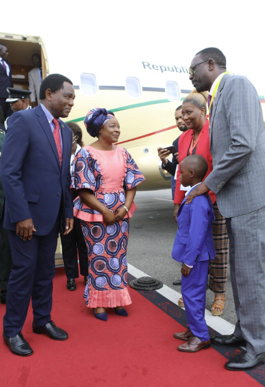 HH Departs For Visit To Angola
