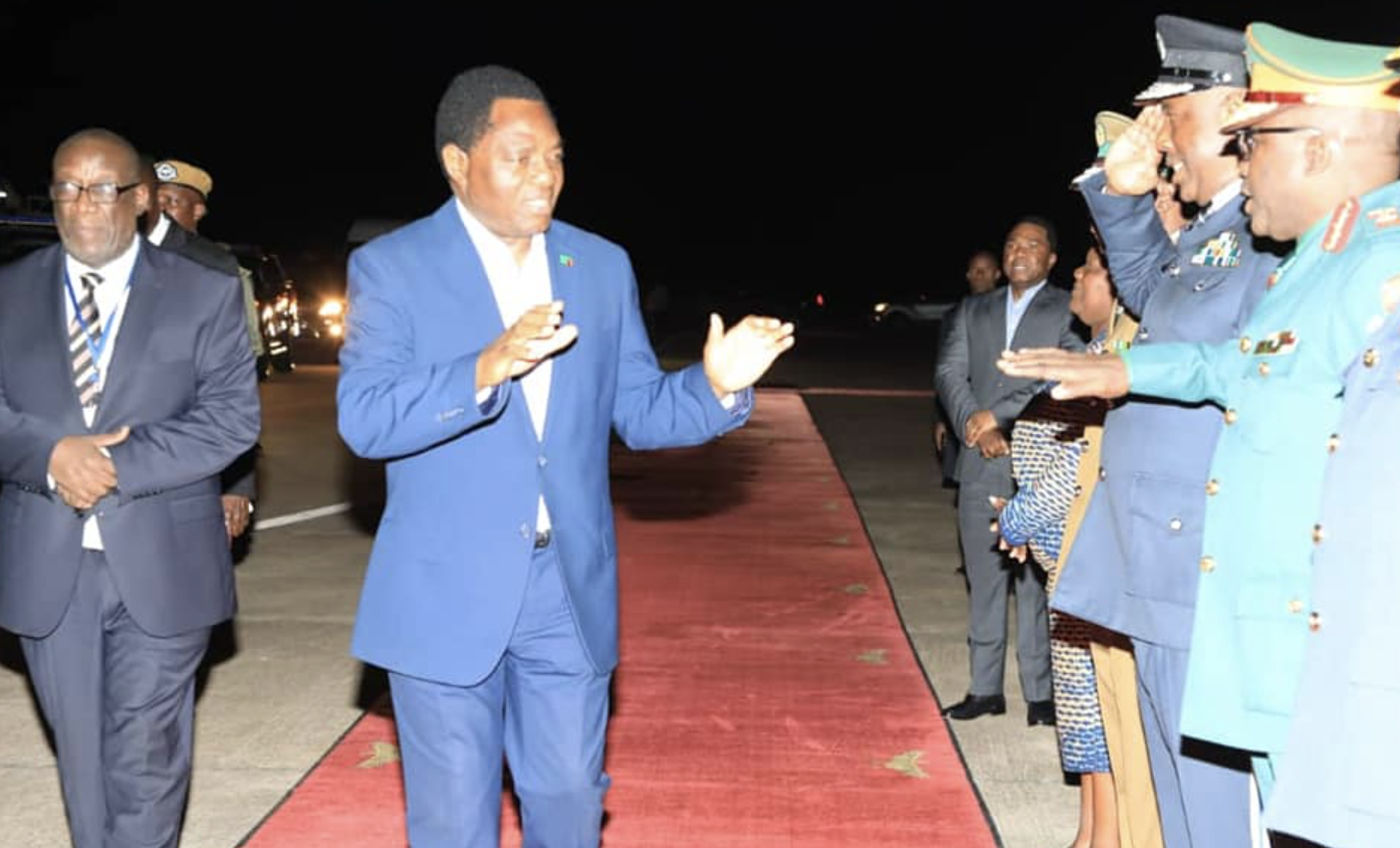 HH Arrives Back In Zambia Following Successful Angola Trip
