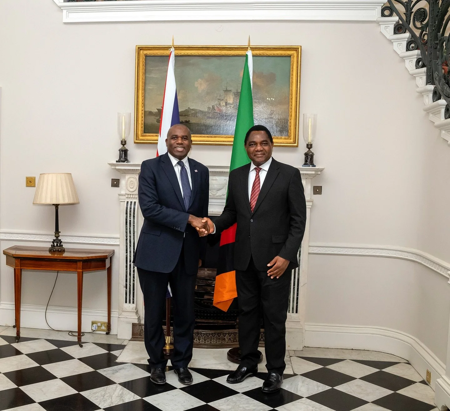 Great meeting with @david.lammy Deputy Prime Minister of the UK. We share a belief in the importance of peace, security and stability, as the foundation of economic growth and development. Talked about practical steps to increase investment and devel