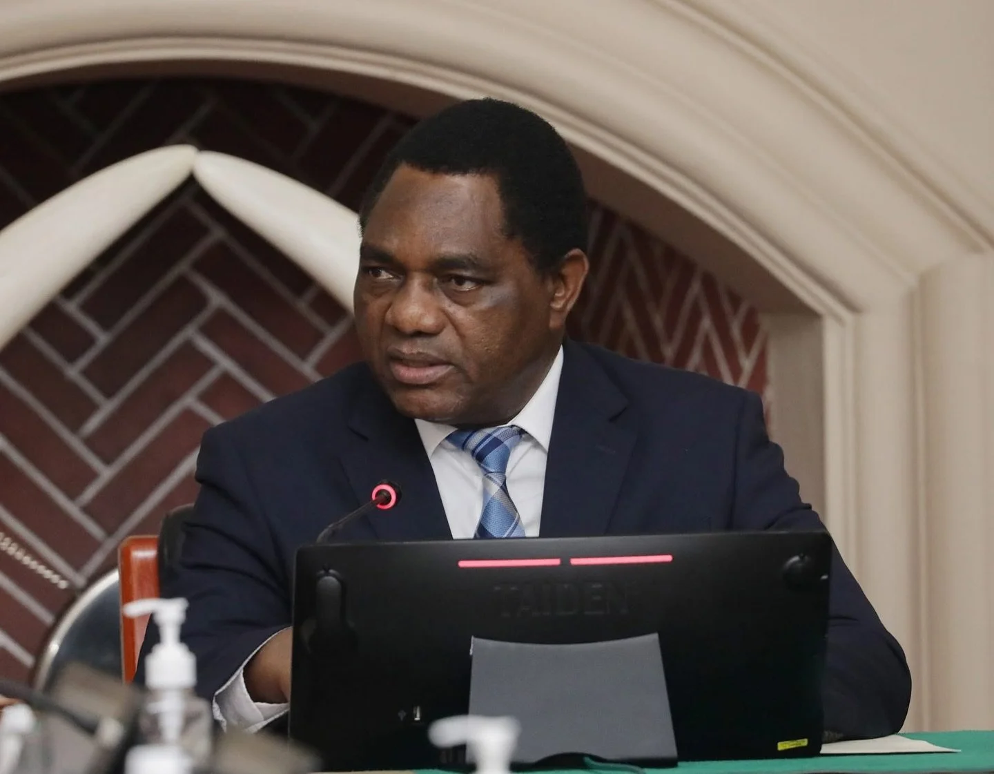 This afternoon, we had the honour of hosting the new President of the African Development Bank (AfDB), Dr. Sidi Ould Tah, at State House, and congratulated him on his election victory in May this year.

Dr. Sidi&rsquo;s election is not only a persona