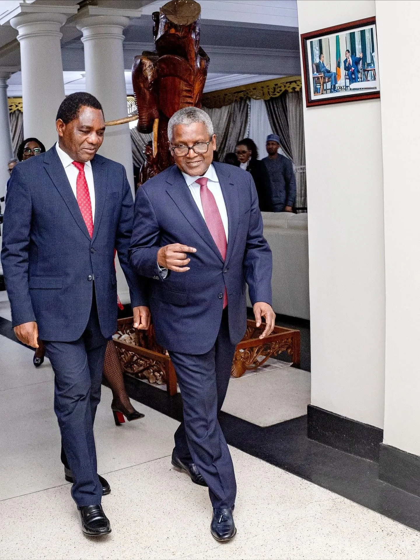 We had the honour of hosting Mr. Aliko Dangote, Chairman of the Dangote Group of Companies, at State House. We extend our sincere congratulations to Mr. Dangote for his remarkable achievements and exemplary leadership in African enterprise. His succe